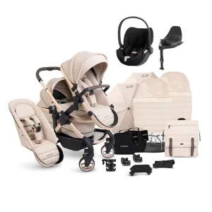 iCandy Peach 7 Double Complete Cybex Travel System in Biscotti