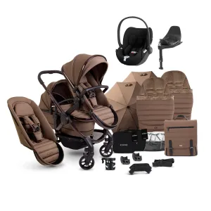 iCandy Peach 7 Double Complete Cybex Travel System in Coco