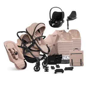 iCandy Peach 7 Double Complete Cybex Travel System in Cookie