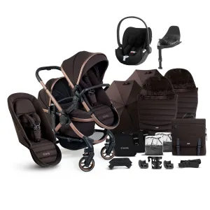 iCandy Peach 7 Double Complete Cybex Travel System in Pecan