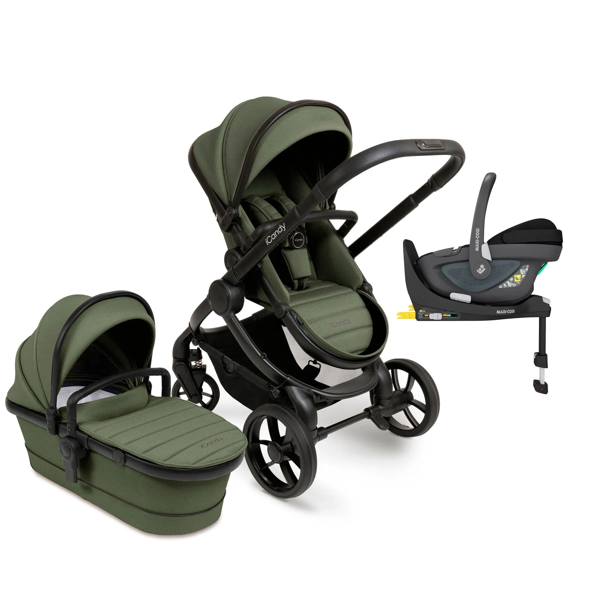 iCandy Peach 7 Maxi-Cosi Combo Set in Ivy