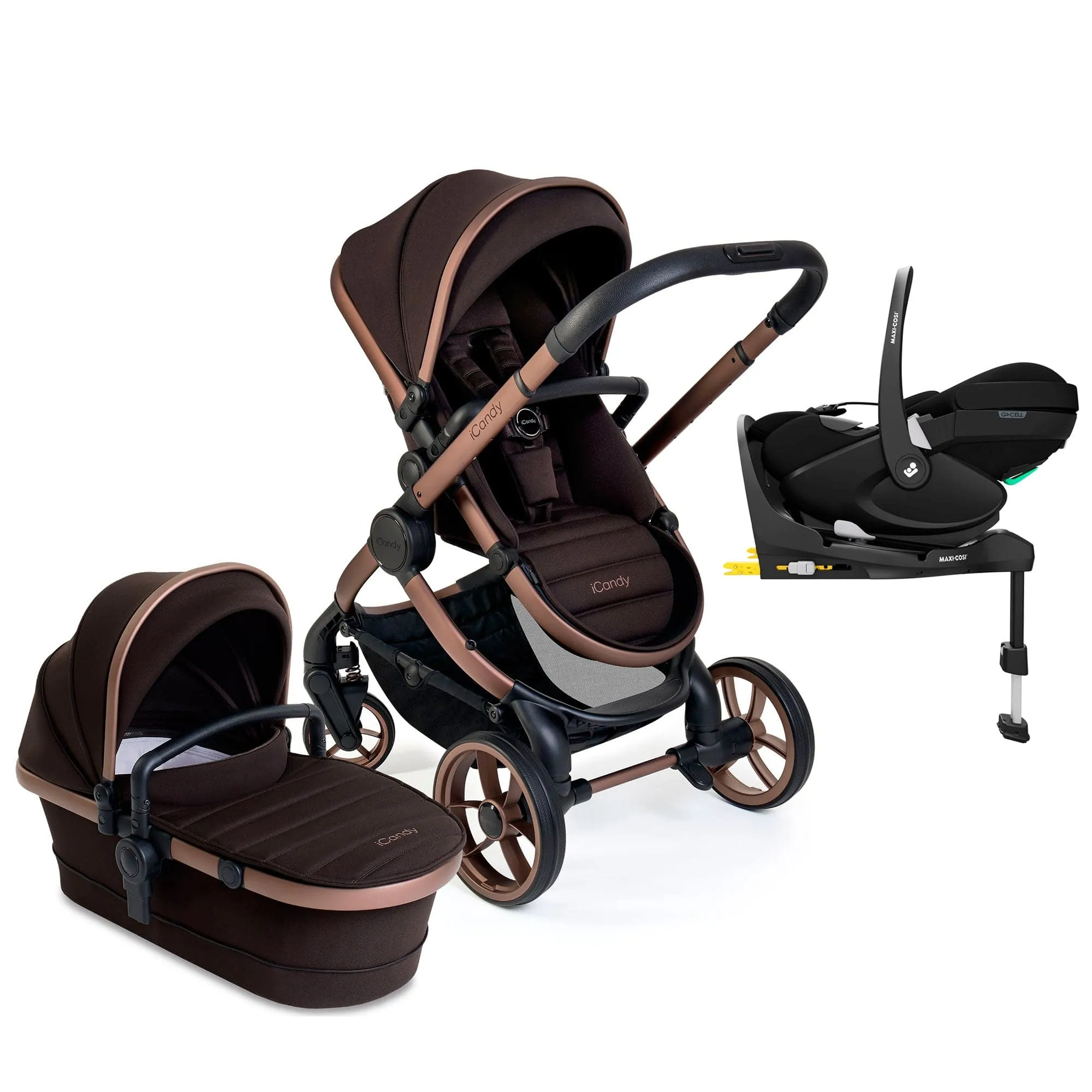 iCandy Peach 7 Maxi-Cosi Combo Set in Pecan