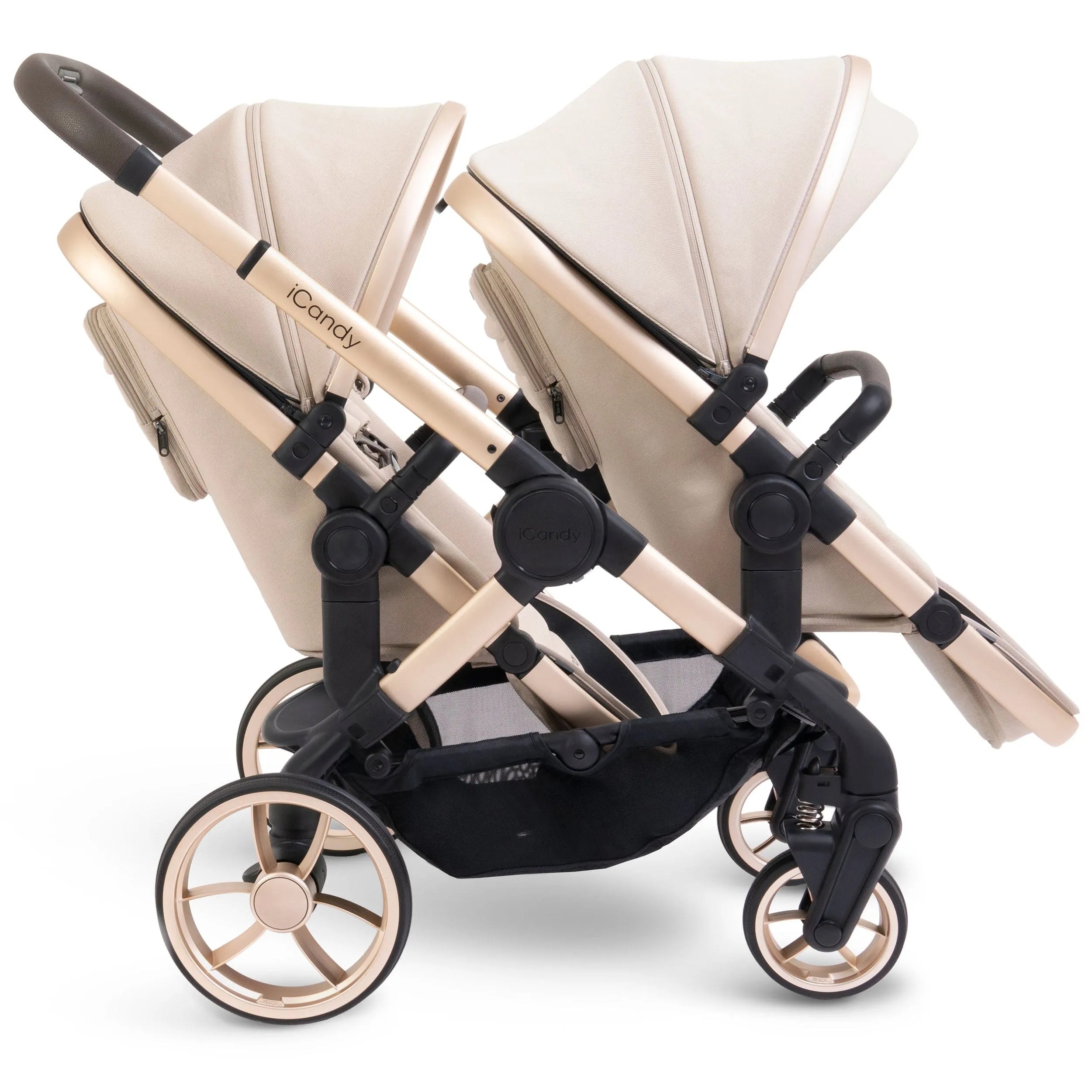 iCandy Peach 7 Twin Complete Cybex Travel System in Biscotti
