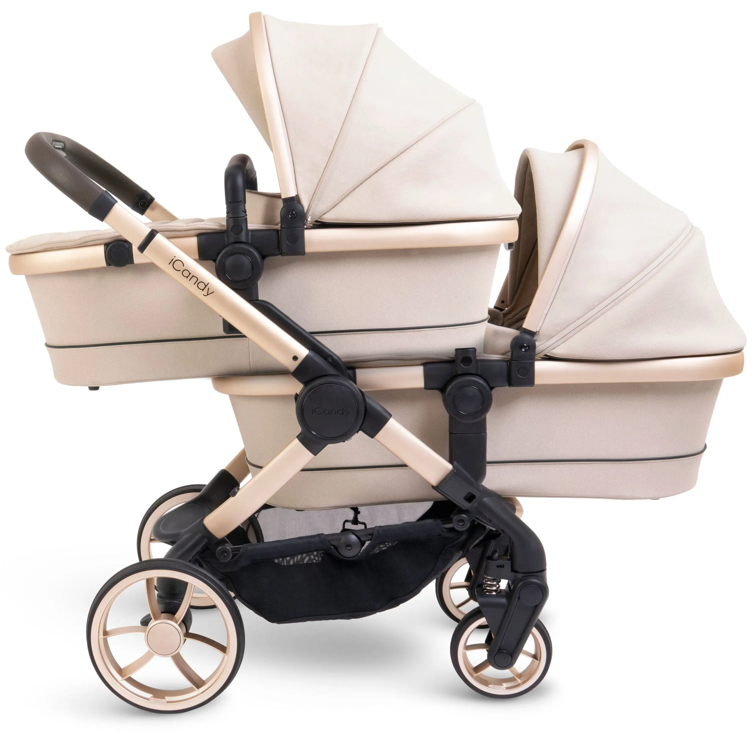 iCandy Peach 7 Twin Complete Cybex Travel System in Biscotti