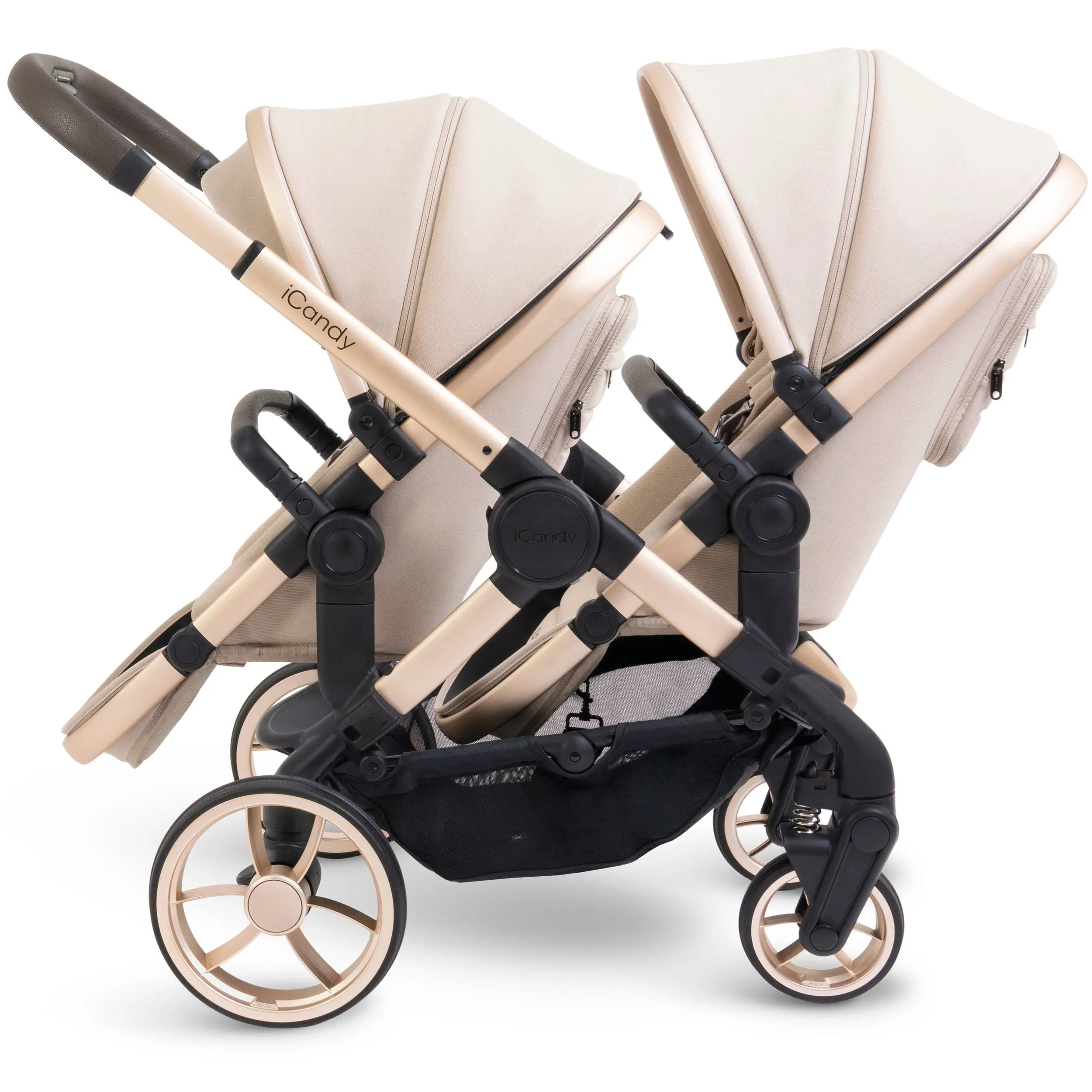 iCandy Peach 7 Twin Complete Cybex Travel System in Biscotti