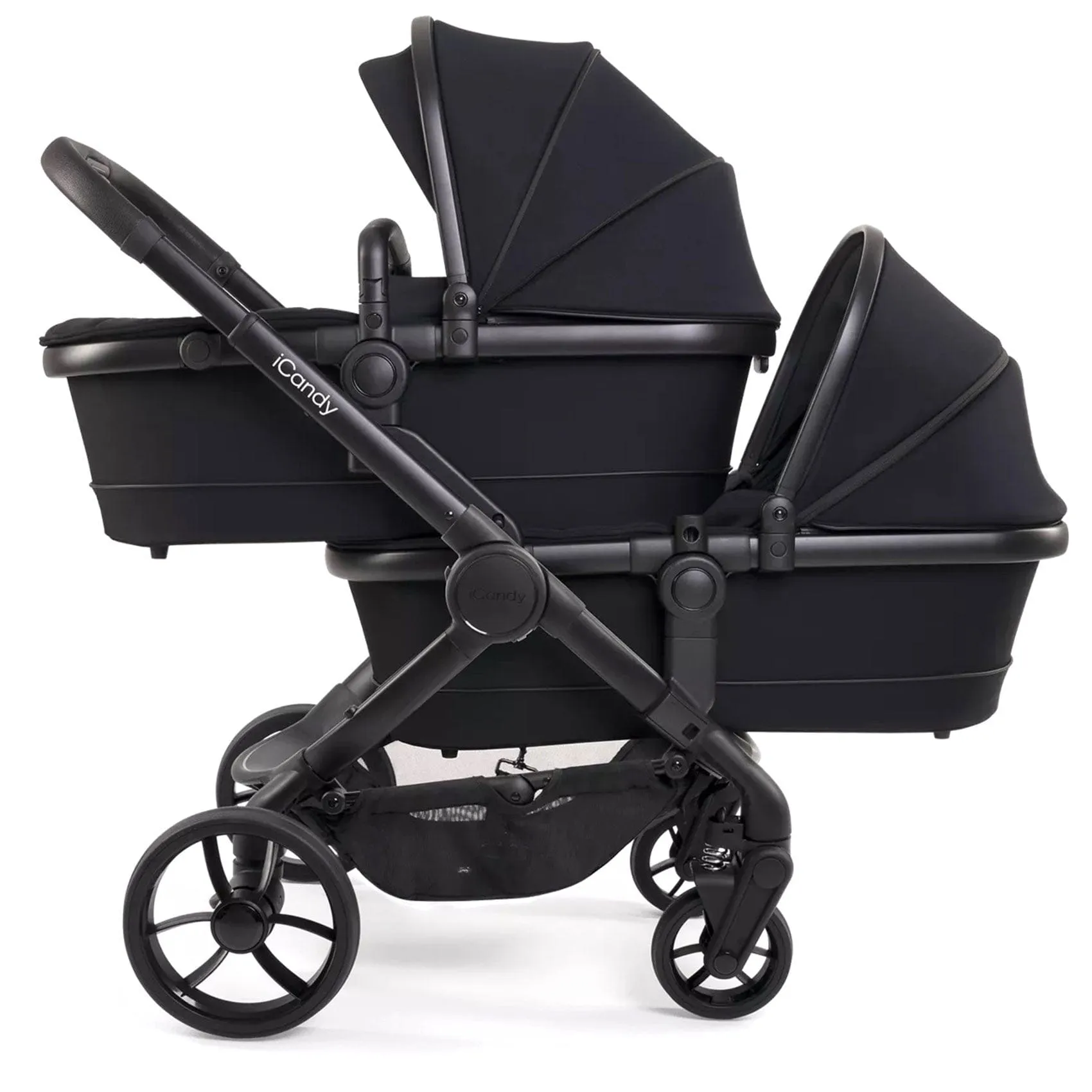 iCandy Peach 7 Twin Complete Cybex Travel System in Black