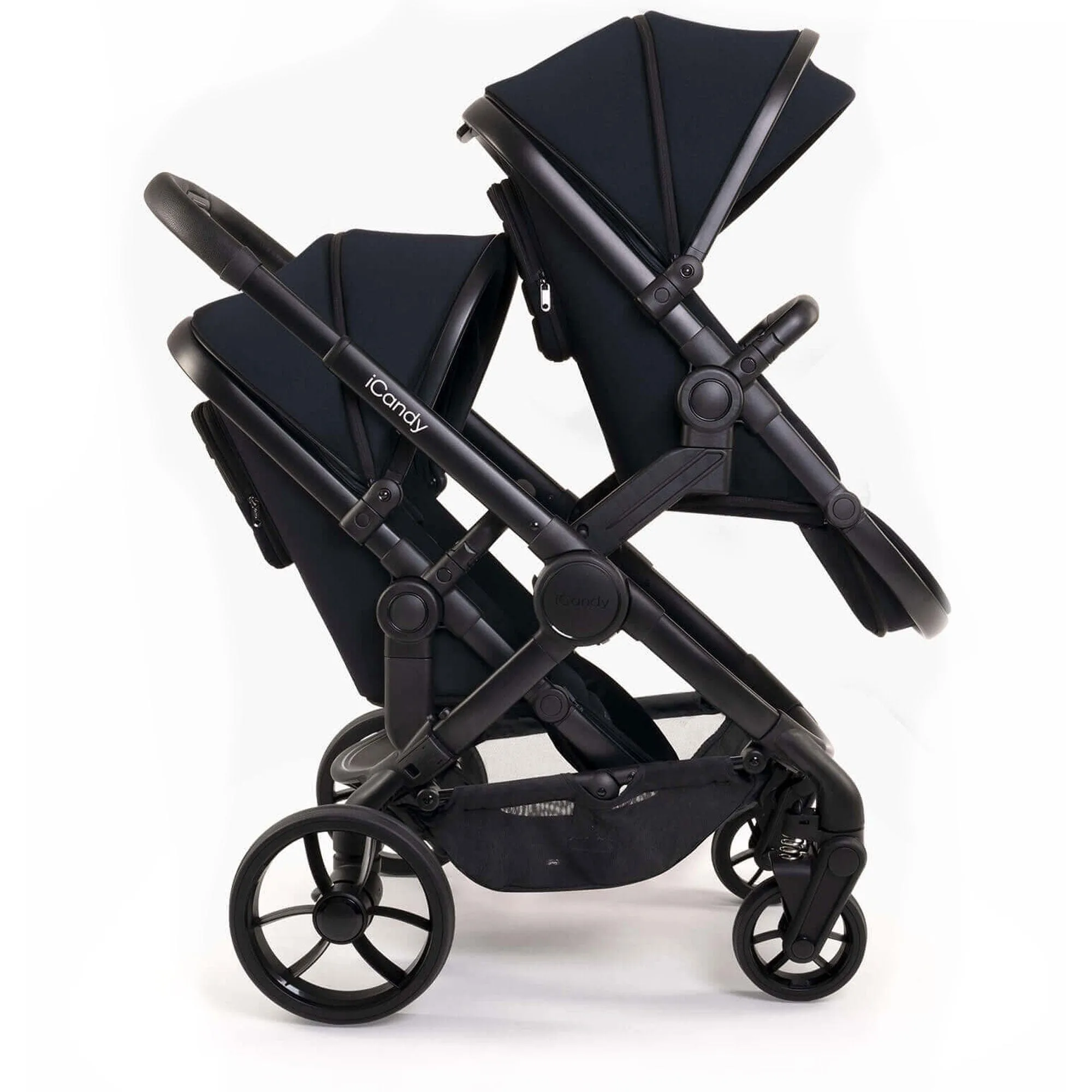 iCandy Peach 7 Twin Complete Cybex Travel System in Black