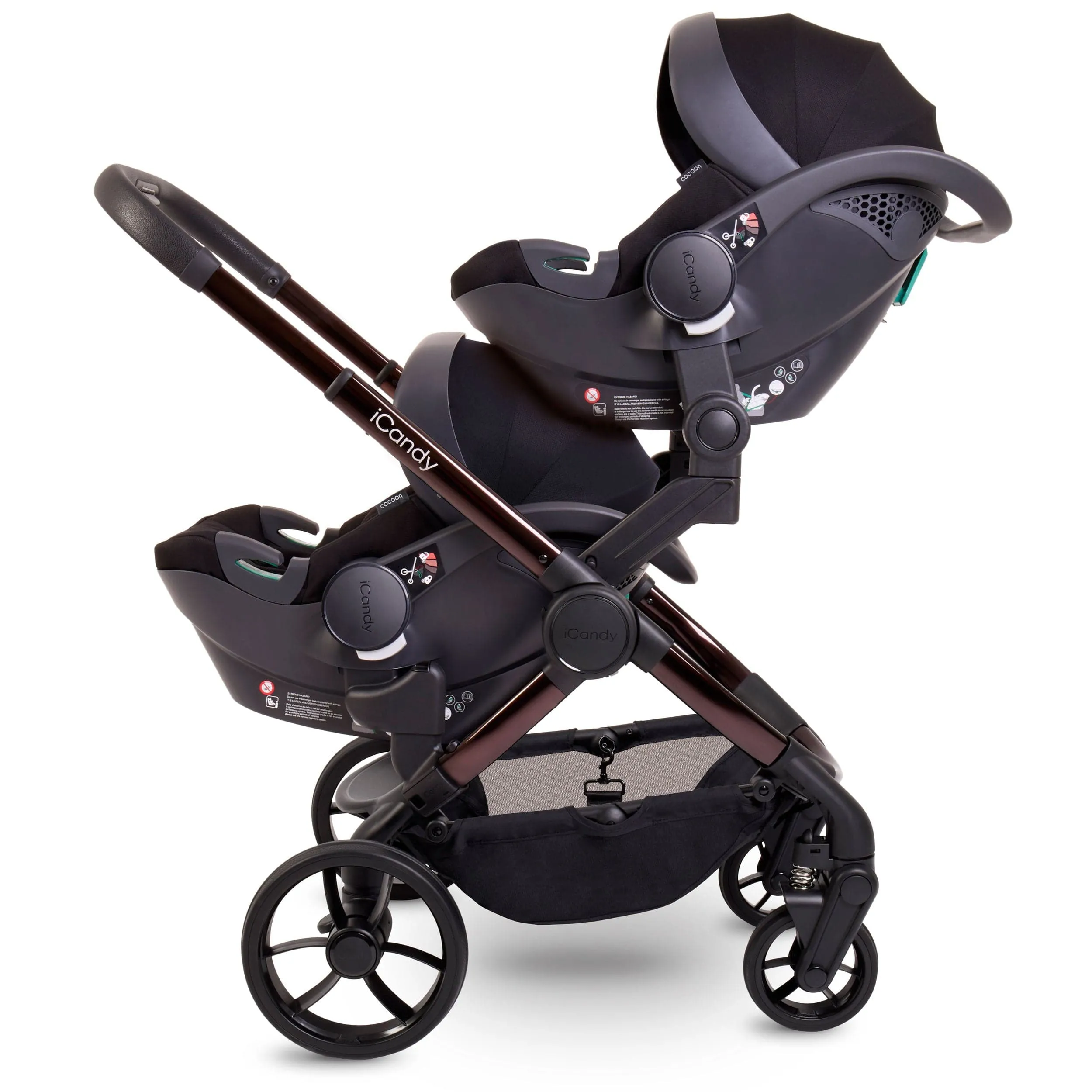 iCandy Peach 7 Twin Complete Cybex Travel System in Coco