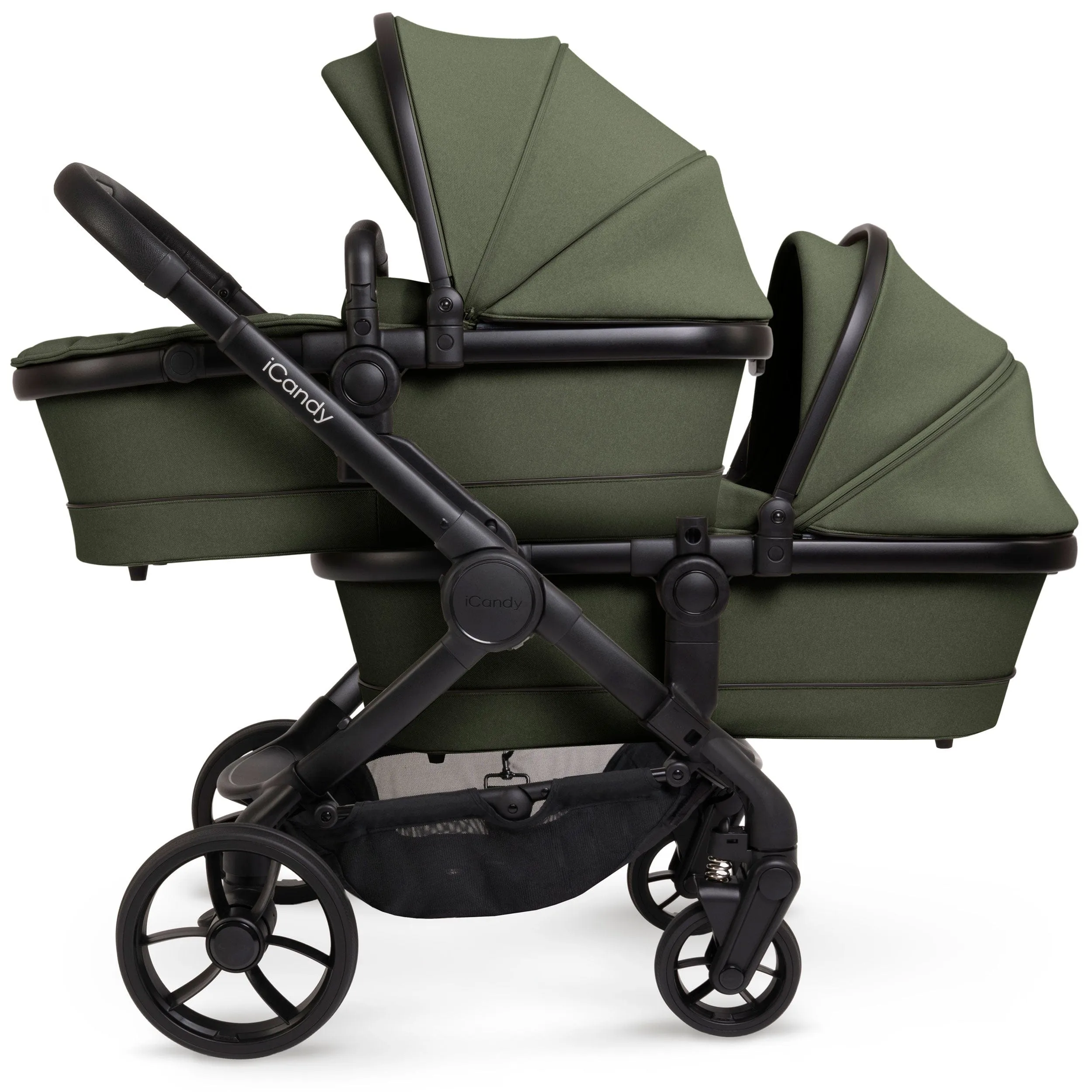 iCandy Peach 7 Twin Complete Cybex Travel System in Ivy
