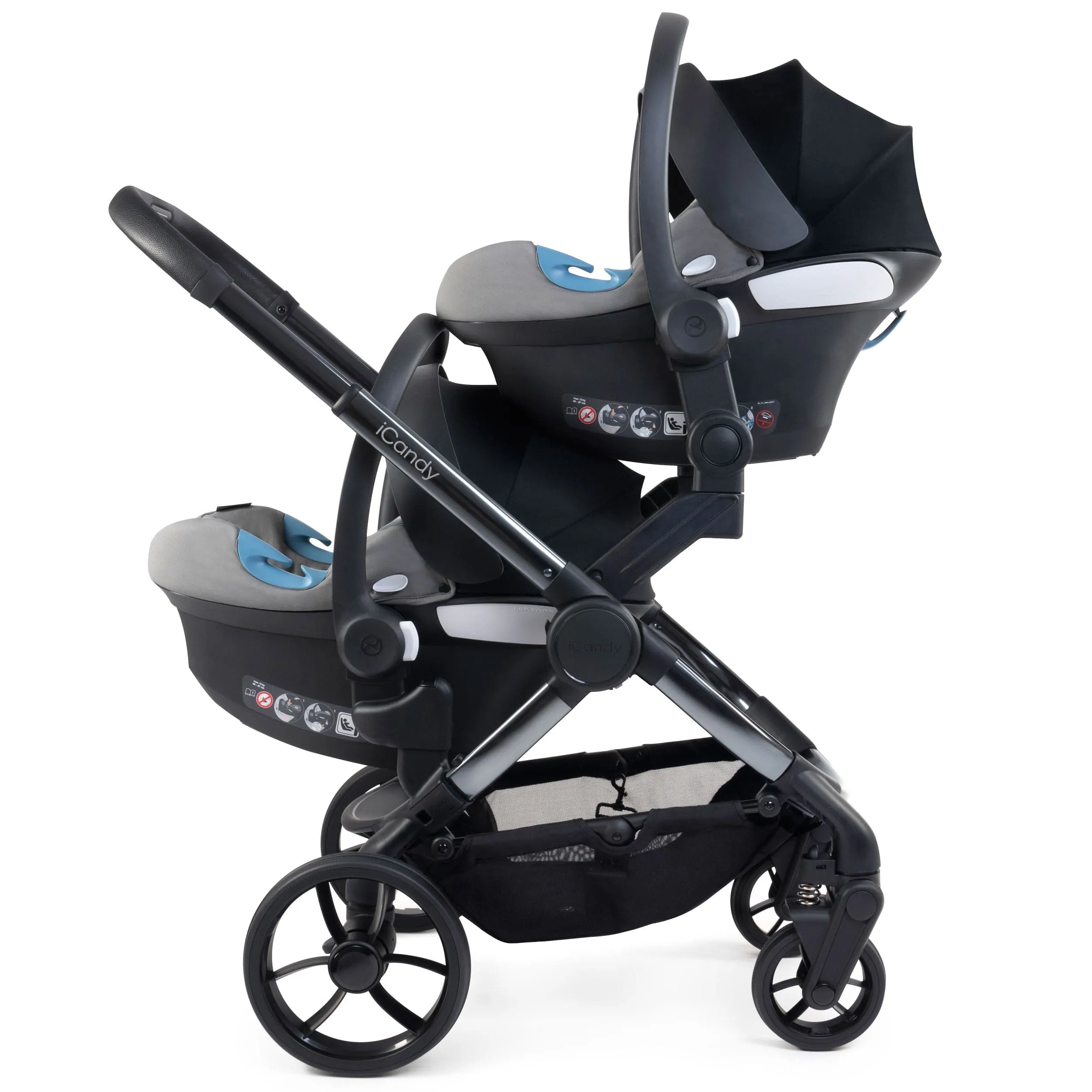 iCandy Peach 7 Twin Complete Cybex Travel System in Truffle