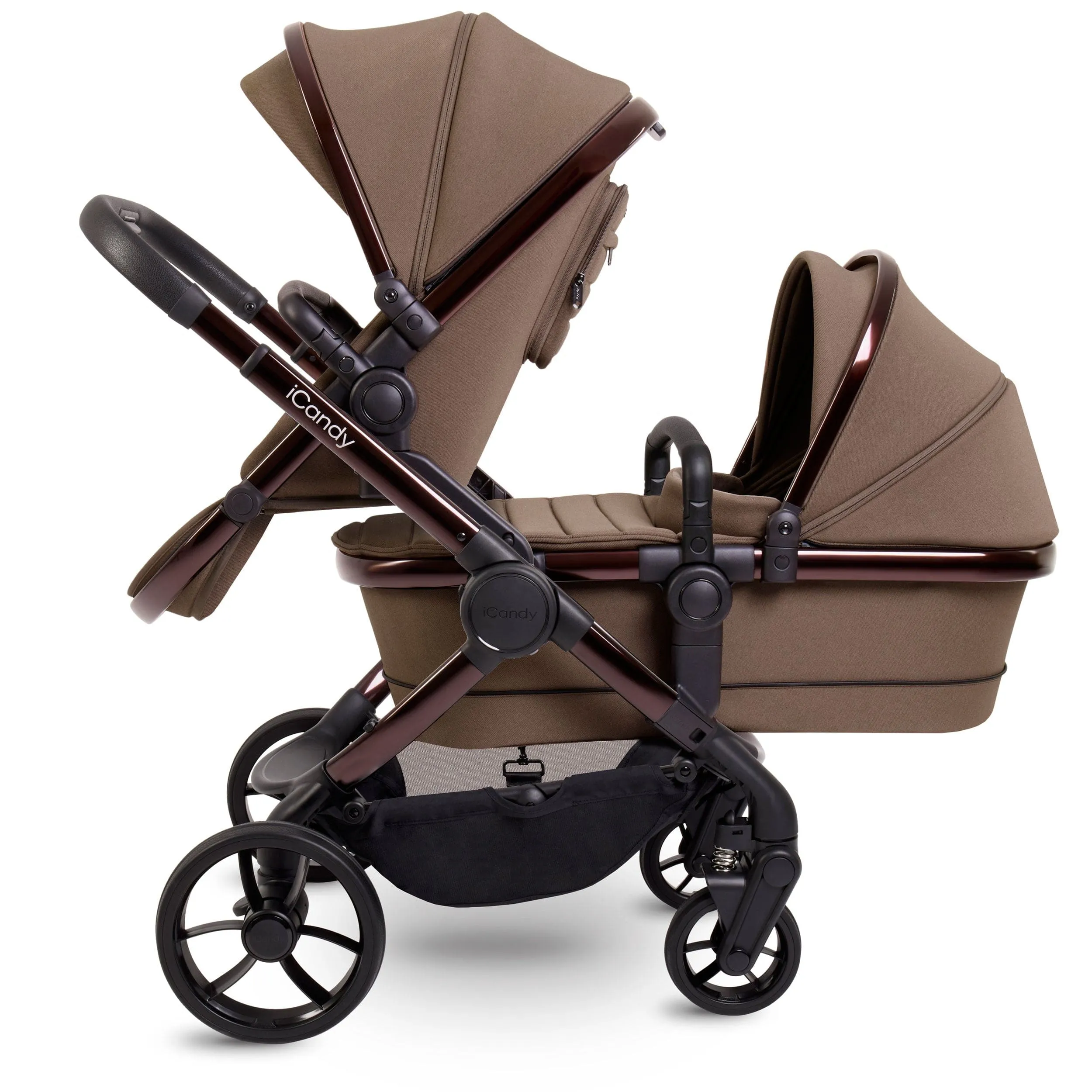 iCandy Peach 7 Twin Cybex Bundle in Coco