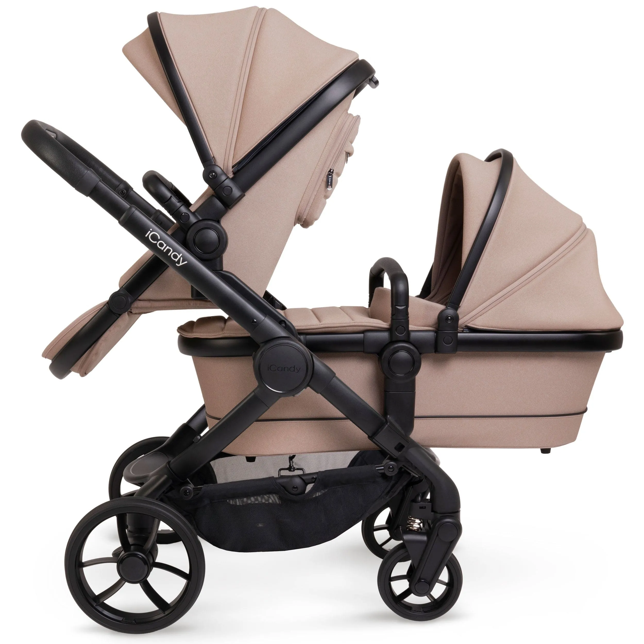 iCandy Peach 7 Twin Maxi-Cosi Bundle in Cookie