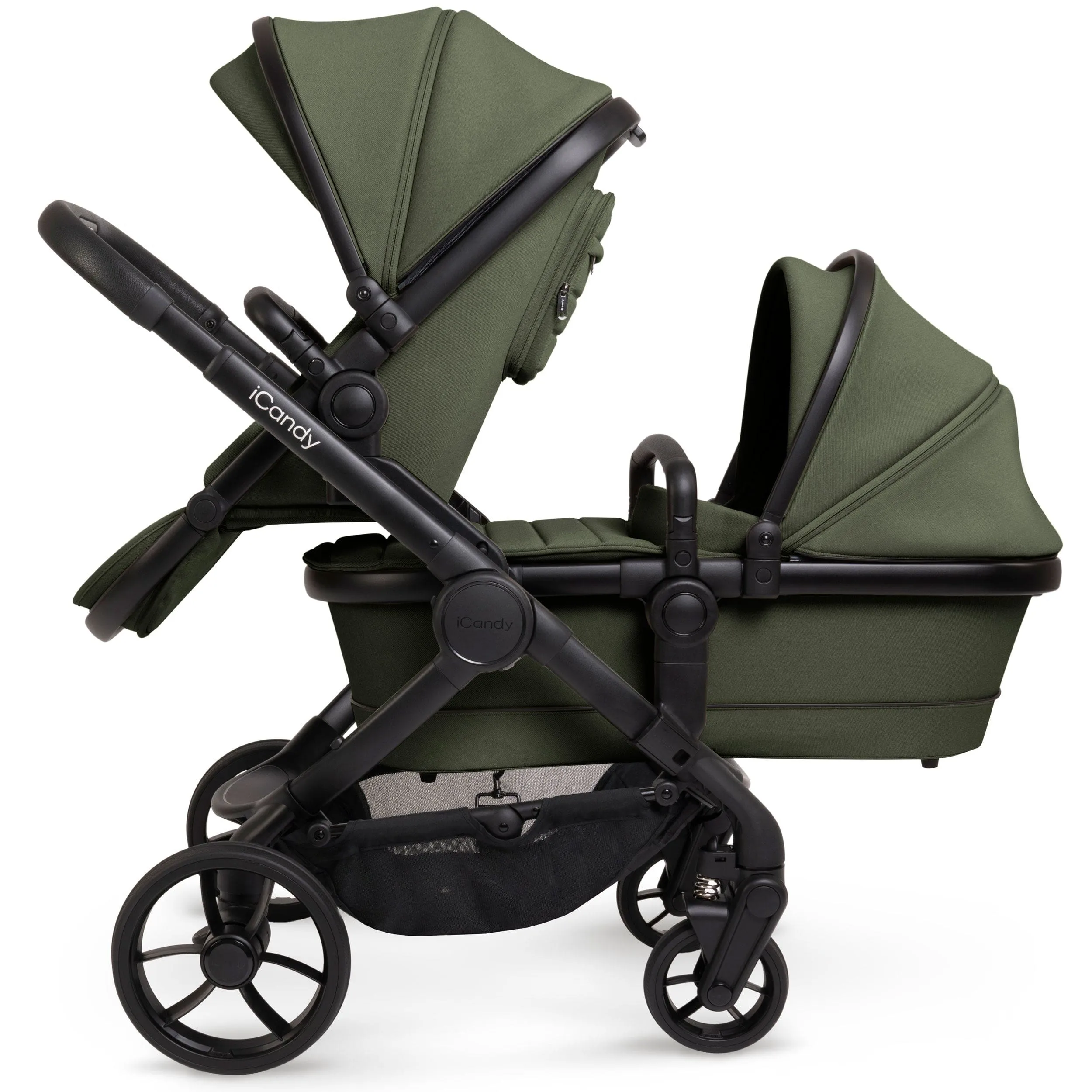 iCandy Peach 7 Twin Maxi-Cosi Bundle in Ivy