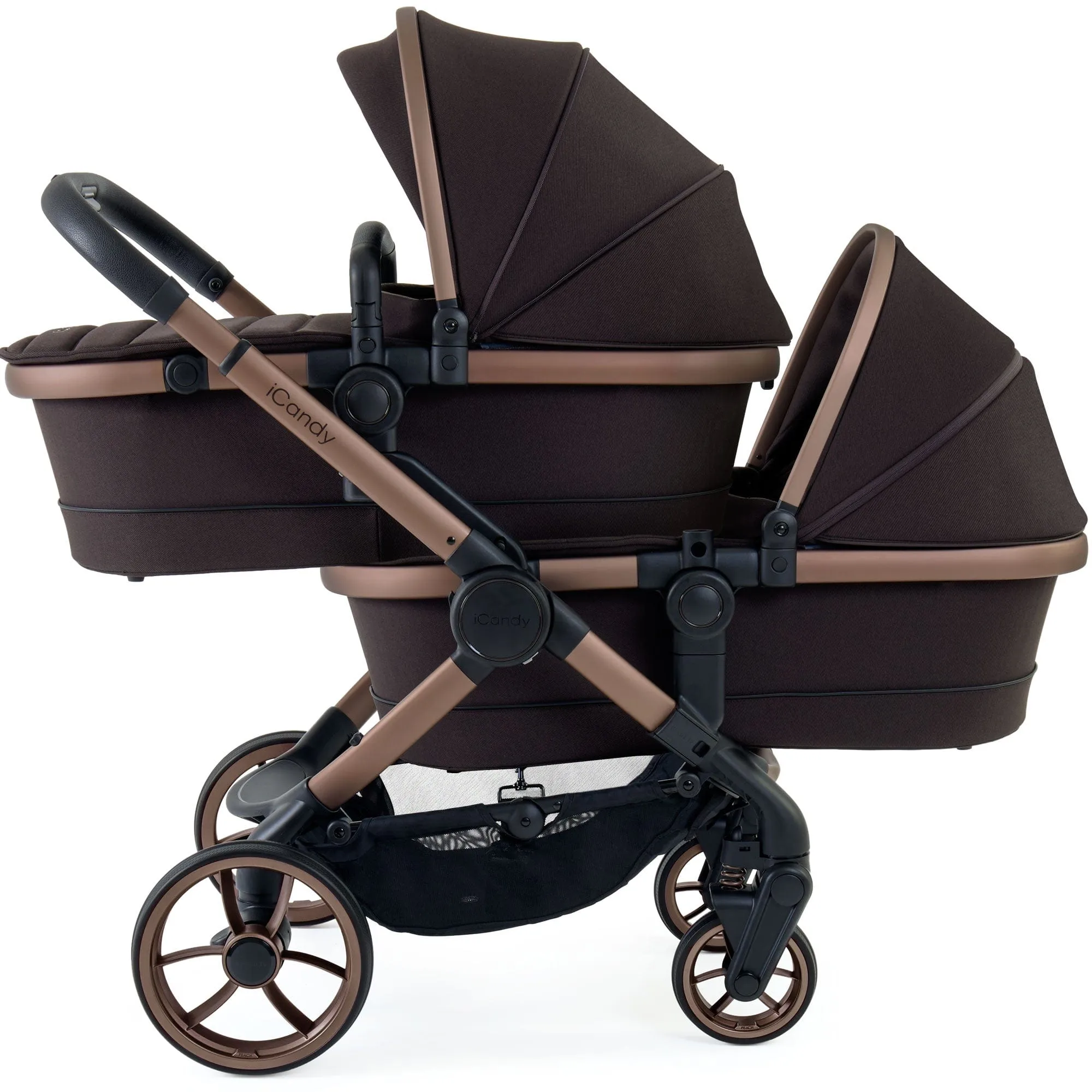 iCandy Peach 7 Twin Maxi-Cosi Bundle in Pecan