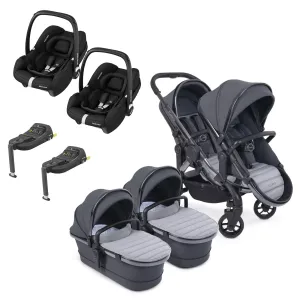 iCandy Peach 7 Twin Maxi-Cosi Bundle in Truffle