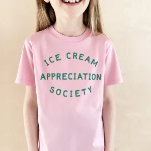 Ice Cream Appreciation Society Pink T-Shirt