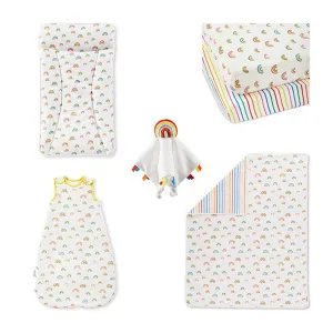 Ickle Bubba Rainbow Dreams Collection 6pc Nursery Starter Set