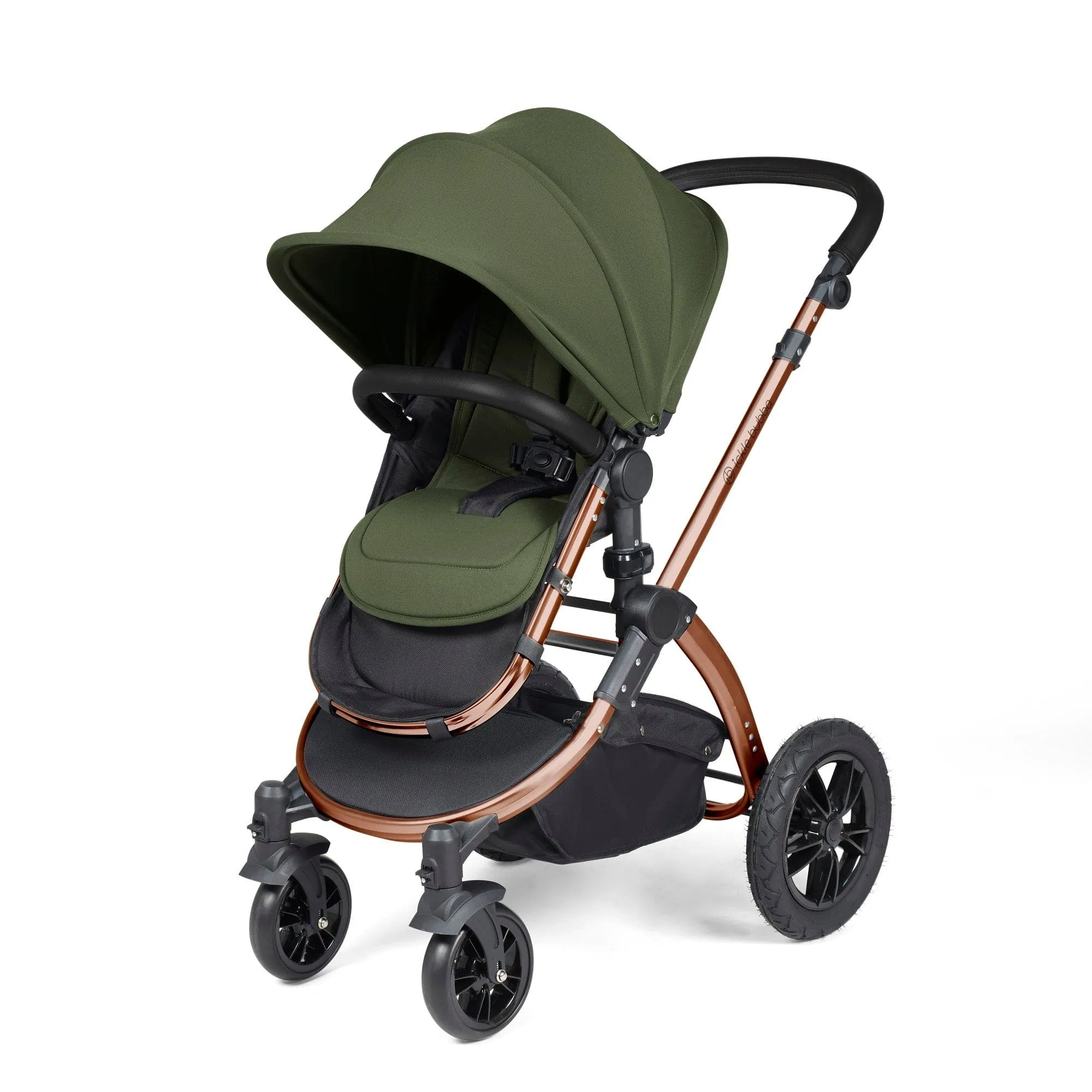 Ickle Bubba Stomp Luxe 2 in 1 Pushchair - Bronze / Woodland / Black