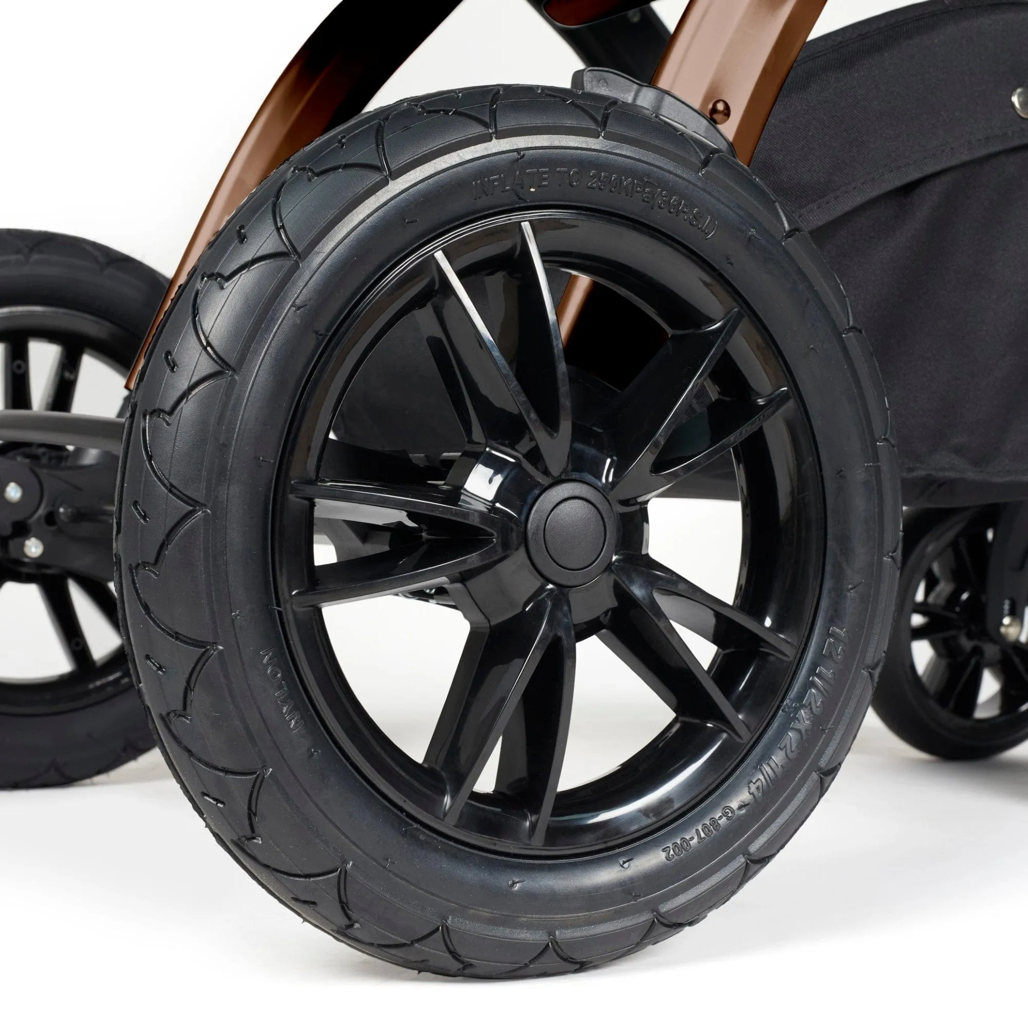 Ickle Bubba Stomp Luxe 2 in 1 Pushchair - Bronze / Woodland / Black