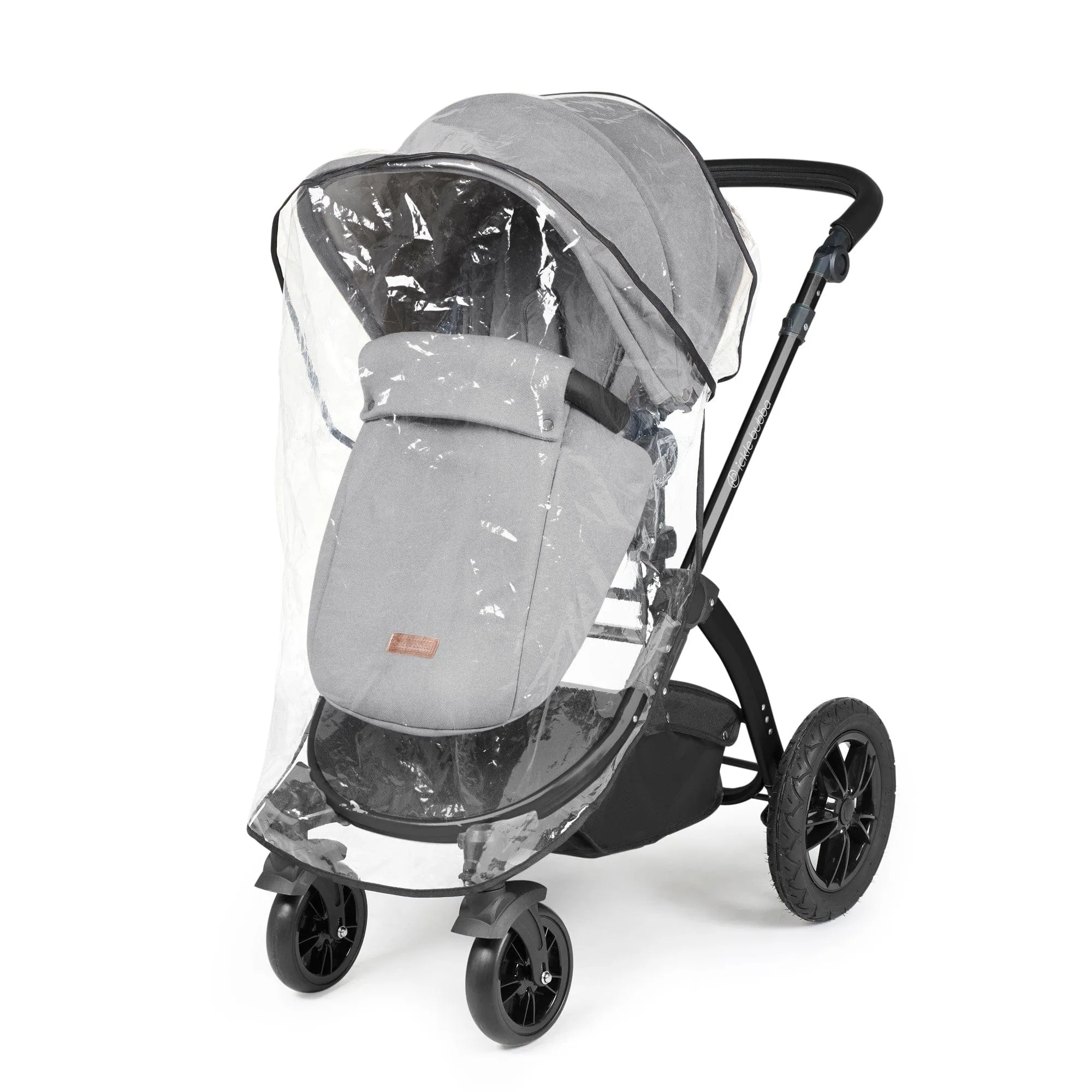 Ickle Bubba Stomp Luxe 3-in-1 Stratus I-Size Travel System - Black / Pearl Grey / Black