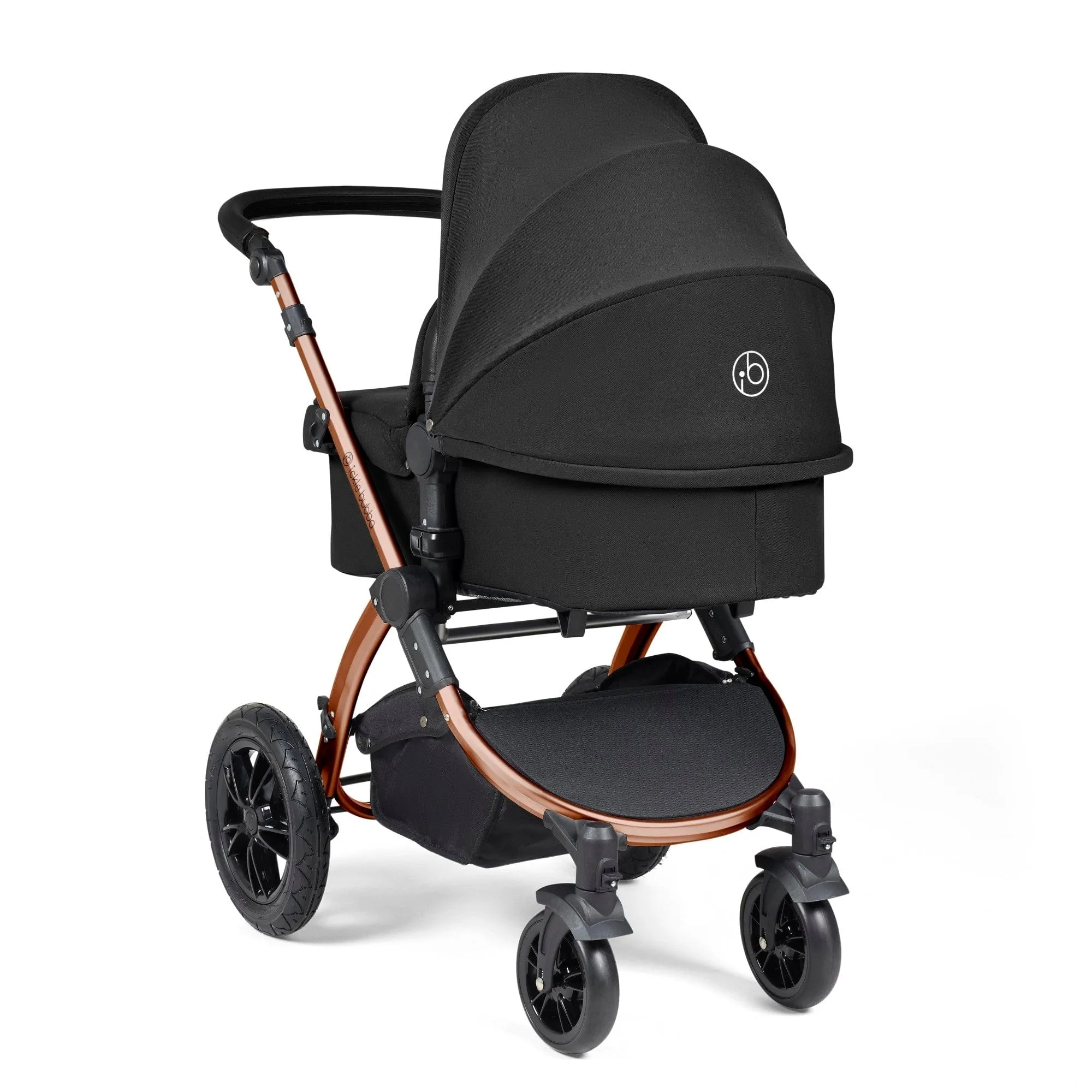 Ickle Bubba Stomp Luxe 3-in-1 Stratus I-Size Travel System - Bronze / Midnight / Black
