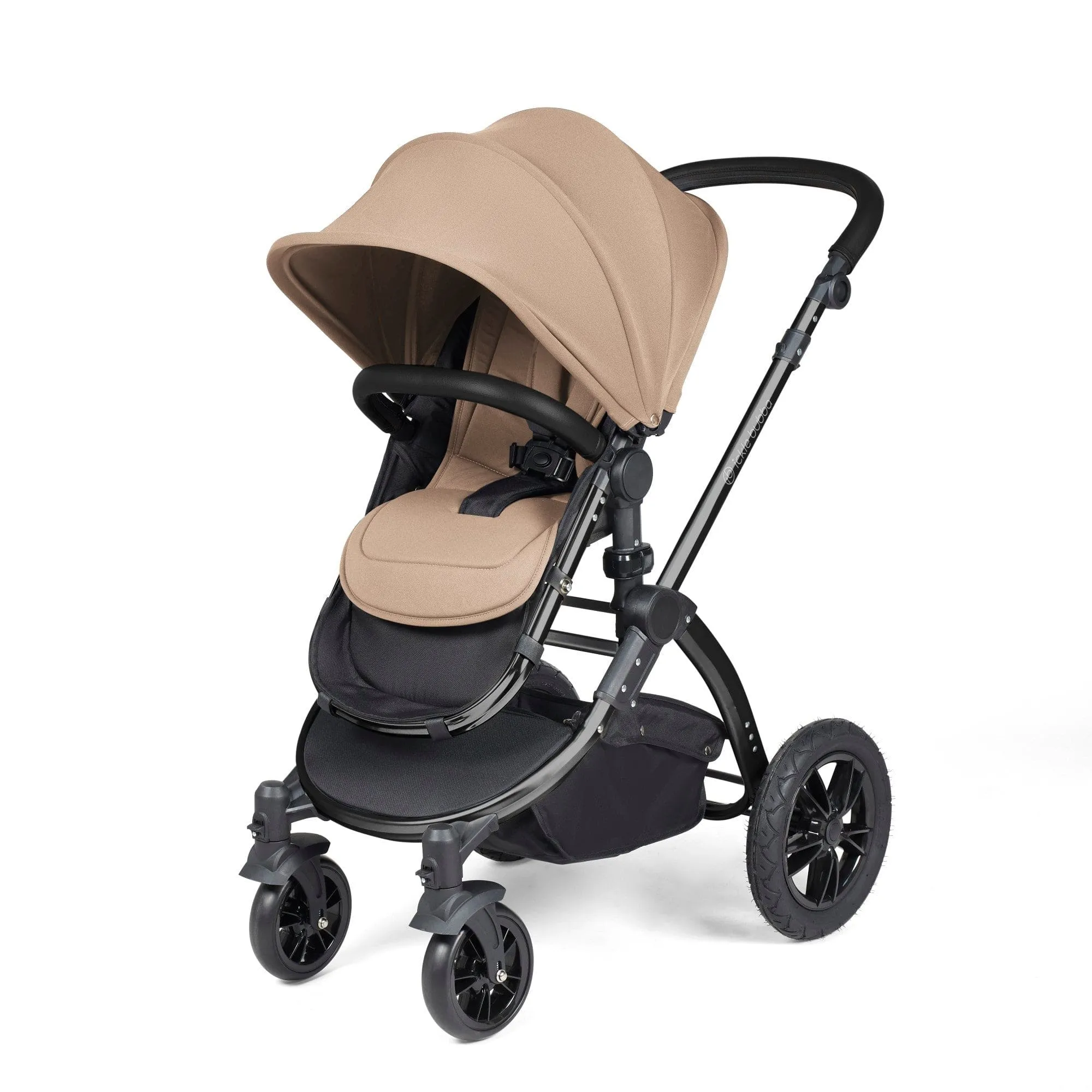 Ickle Bubba Stomp Luxe All-in-One Stratus  I-Size Travel System - Black / Desert / Black