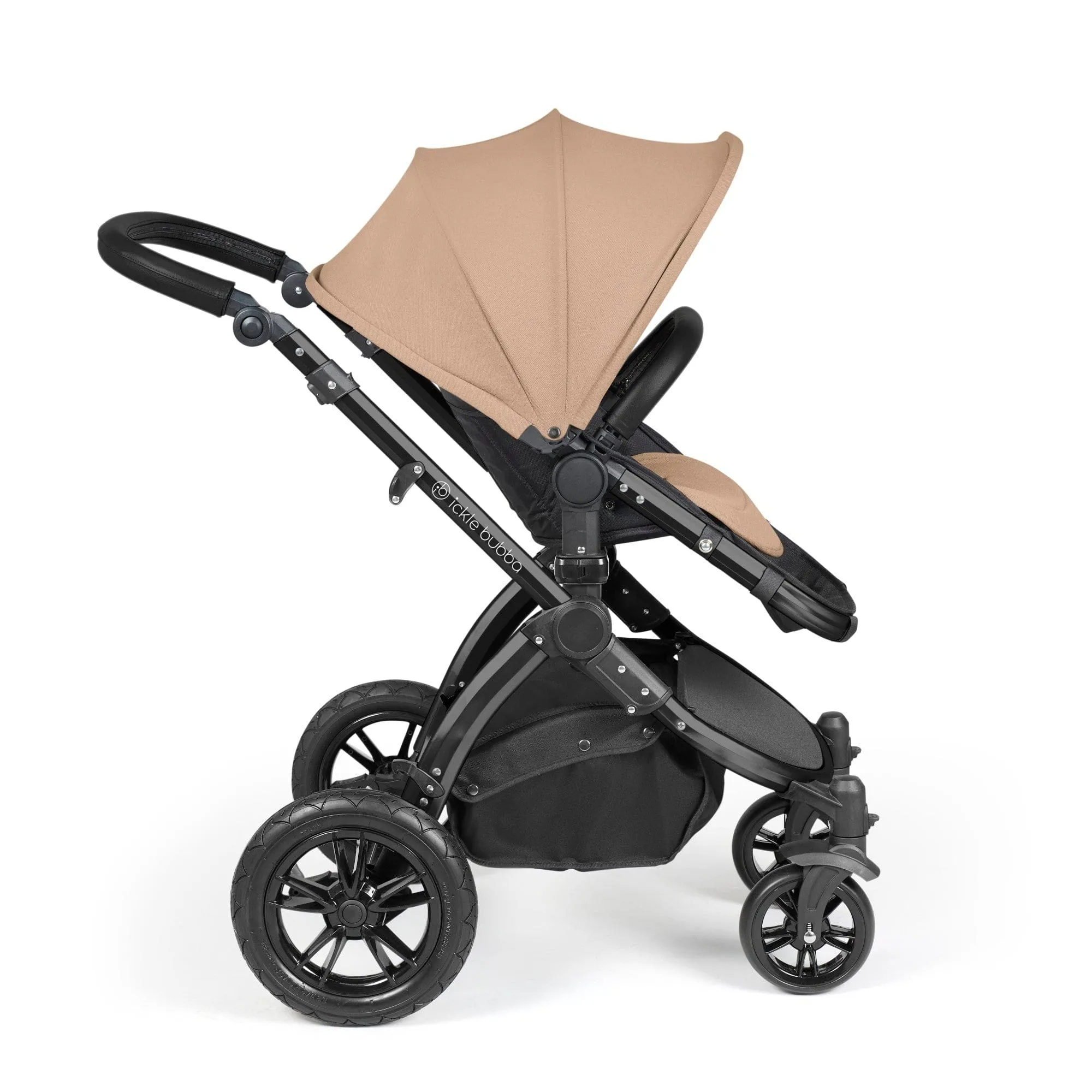 Ickle Bubba Stomp Luxe All-in-One Stratus  I-Size Travel System - Black / Desert / Black