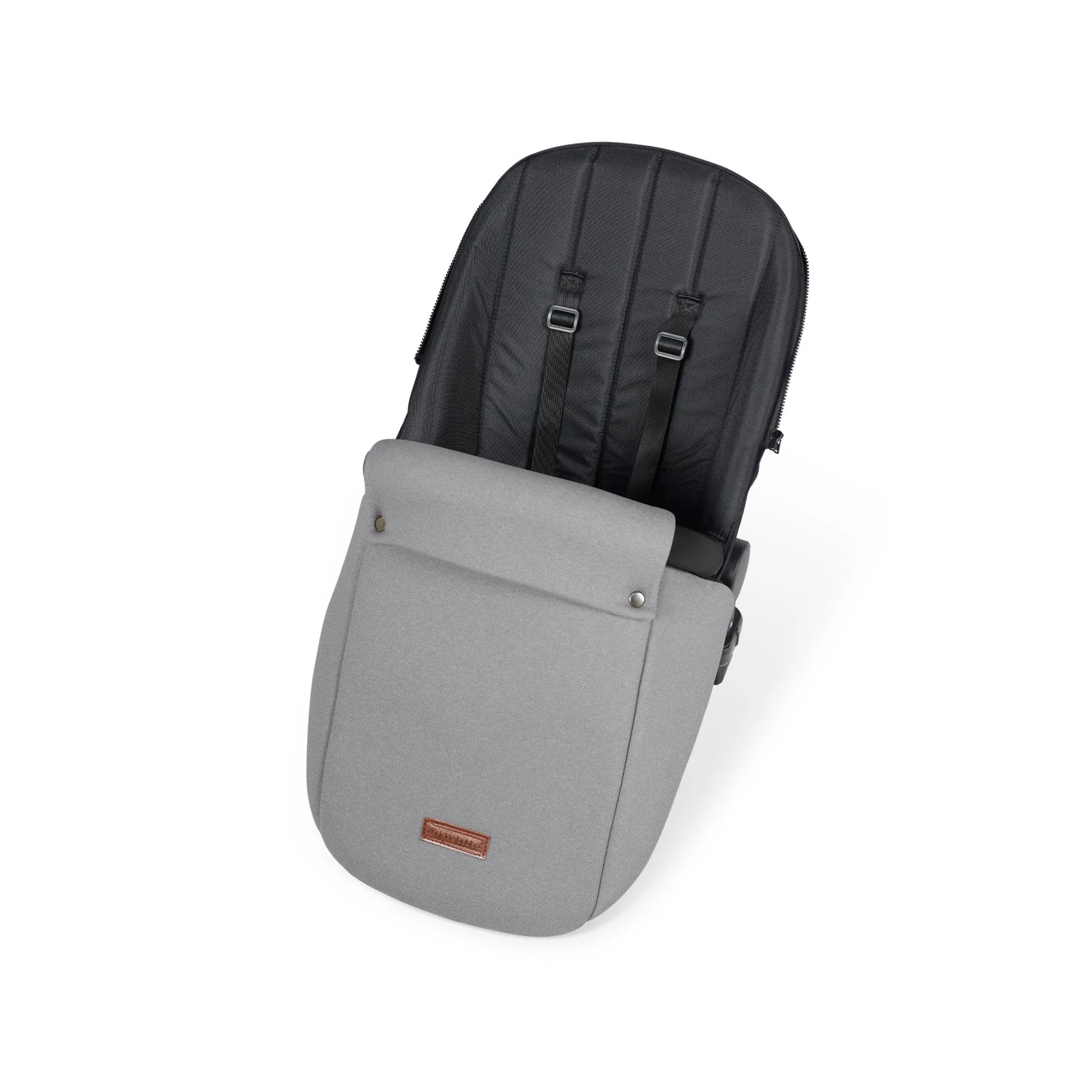 Ickle Bubba Stomp Luxe All-in-One Stratus I-Size Travel System - Black / Pearl Grey / Black