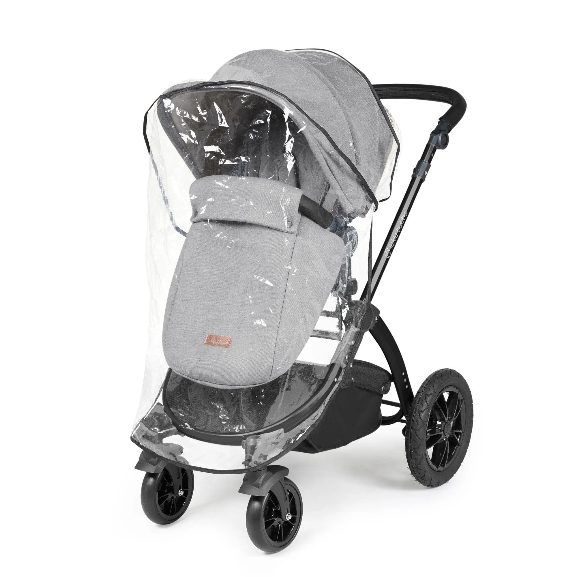 Ickle Bubba Stomp Luxe All-in-One Stratus I-Size Travel System - Black / Pearl Grey / Black