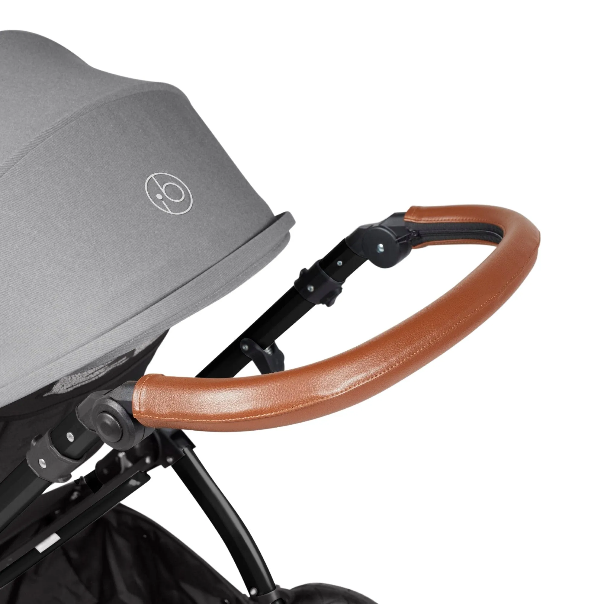 Ickle Bubba Stomp Luxe All-in-One Stratus I-Size Travel System - Black / Pearl Grey / Tan