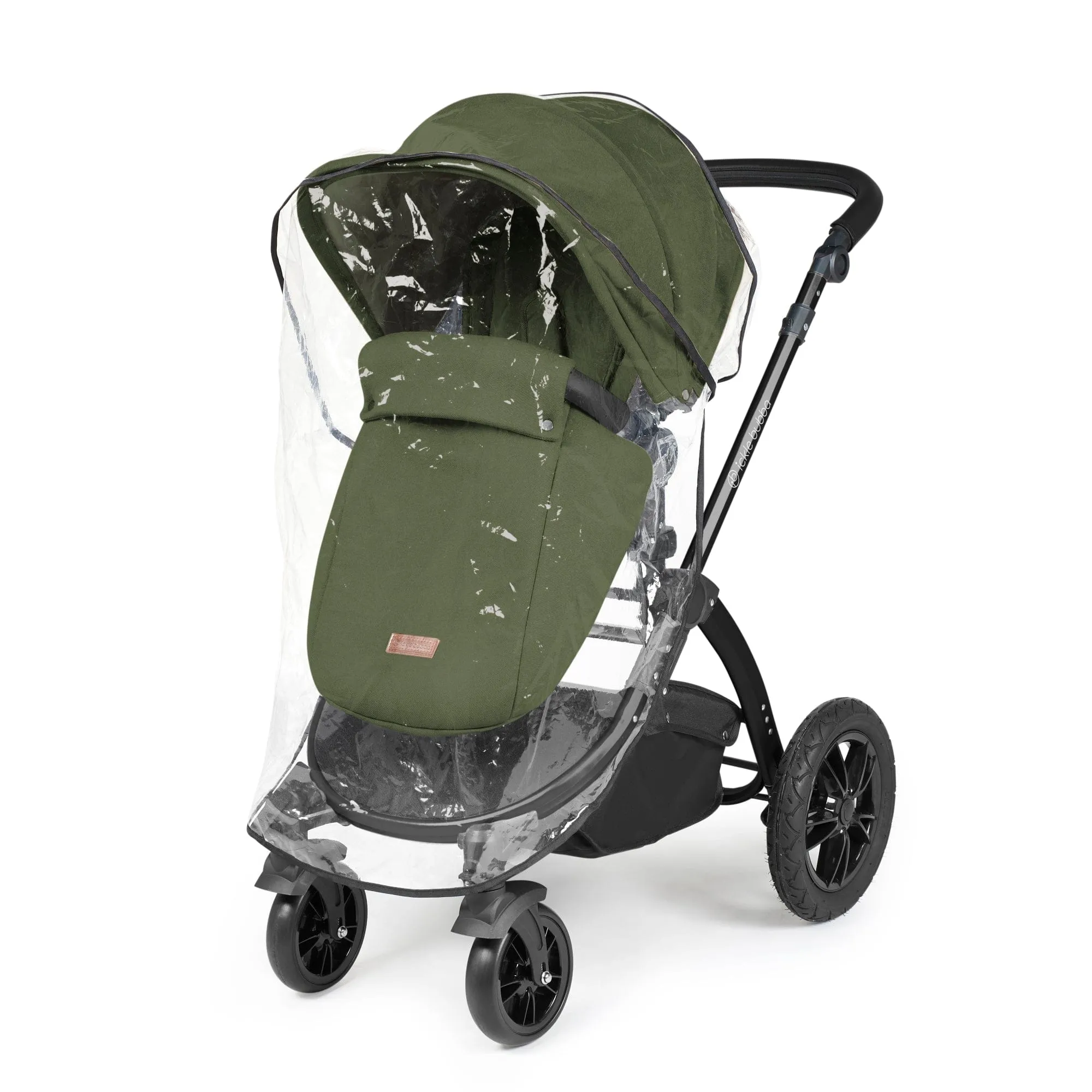 Ickle Bubba Stomp Luxe All-in-One Stratus  I-Size Travel System - Black / Woodland / Black