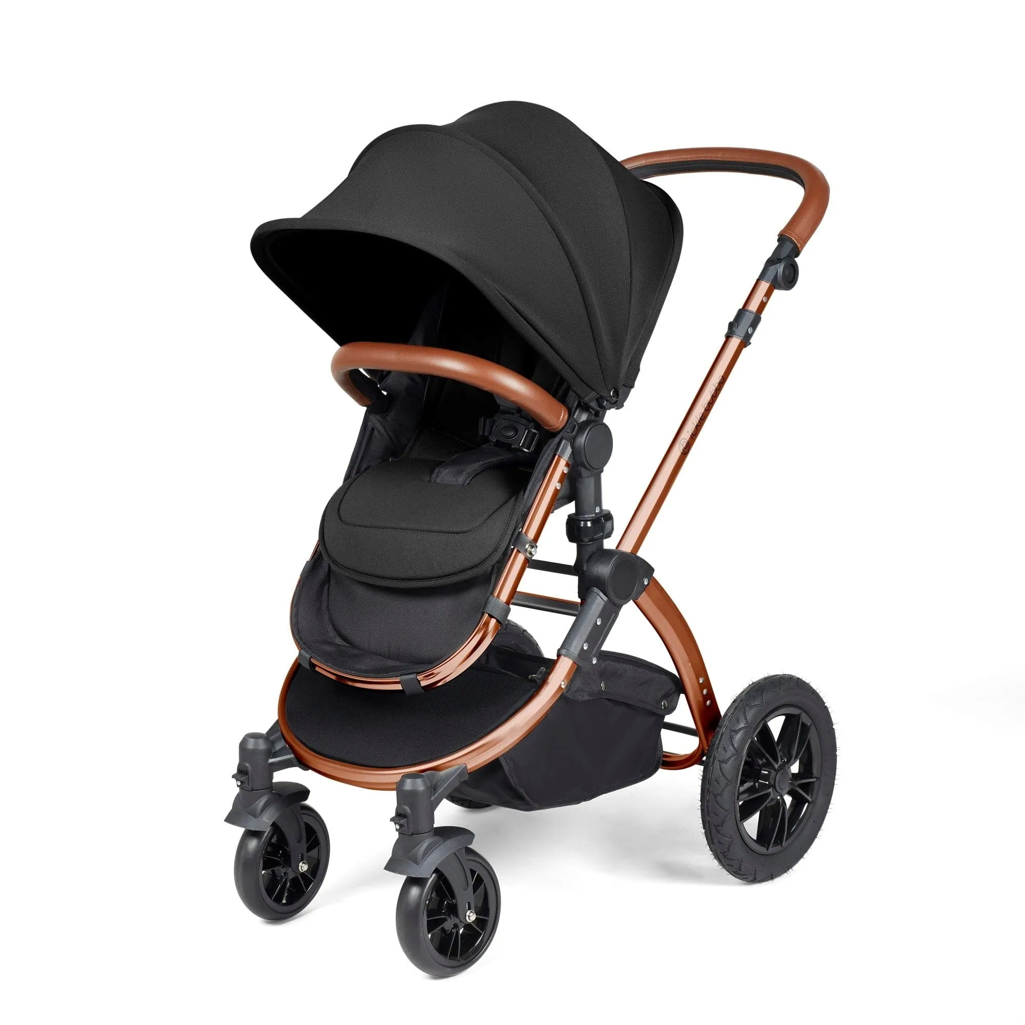 Ickle Bubba Stomp Luxe All-in-One Stratus I-Size Travel System - Bronze / Midnight / Tan