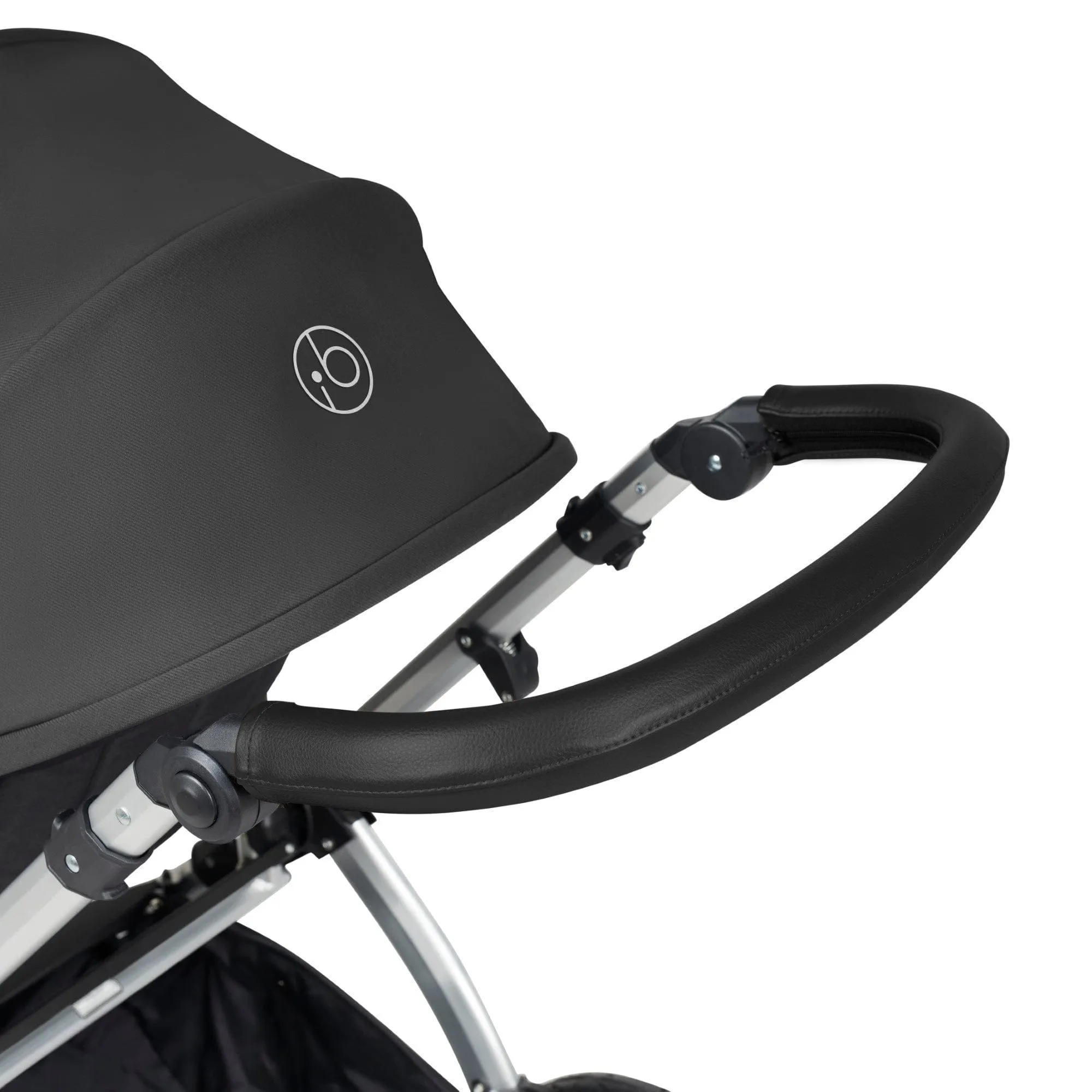 Ickle Bubba Stomp Luxe All-in-One Stratus I-Size Travel System - Silver / Charcoal Grey / Black