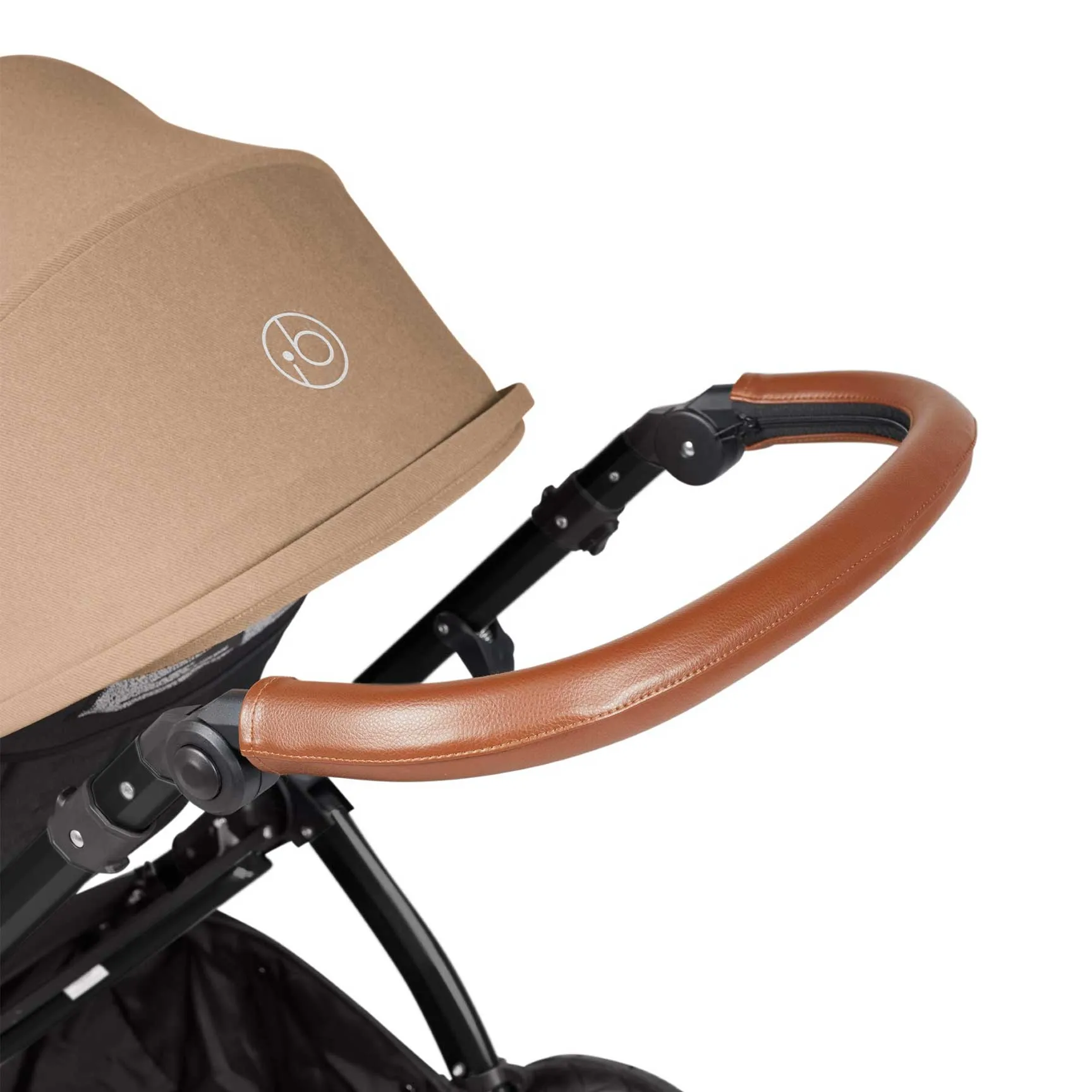 Ickle Bubba Stomp Luxe All-in-One Travel System with Isofix Base - Black/Desert/Tan