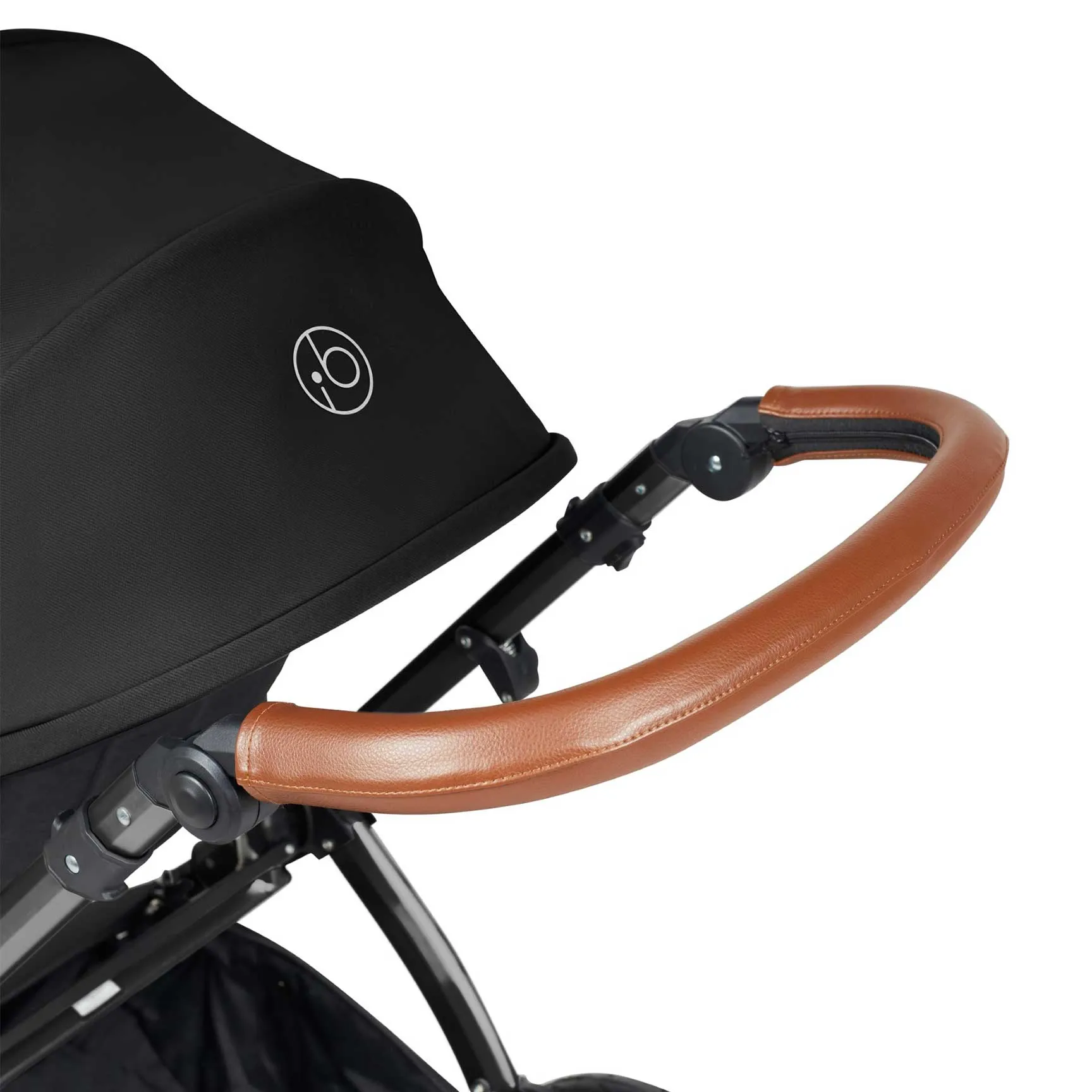 Ickle Bubba Stomp Luxe All-in-One Travel System with Isofix Base - Black/Midnight/Tan