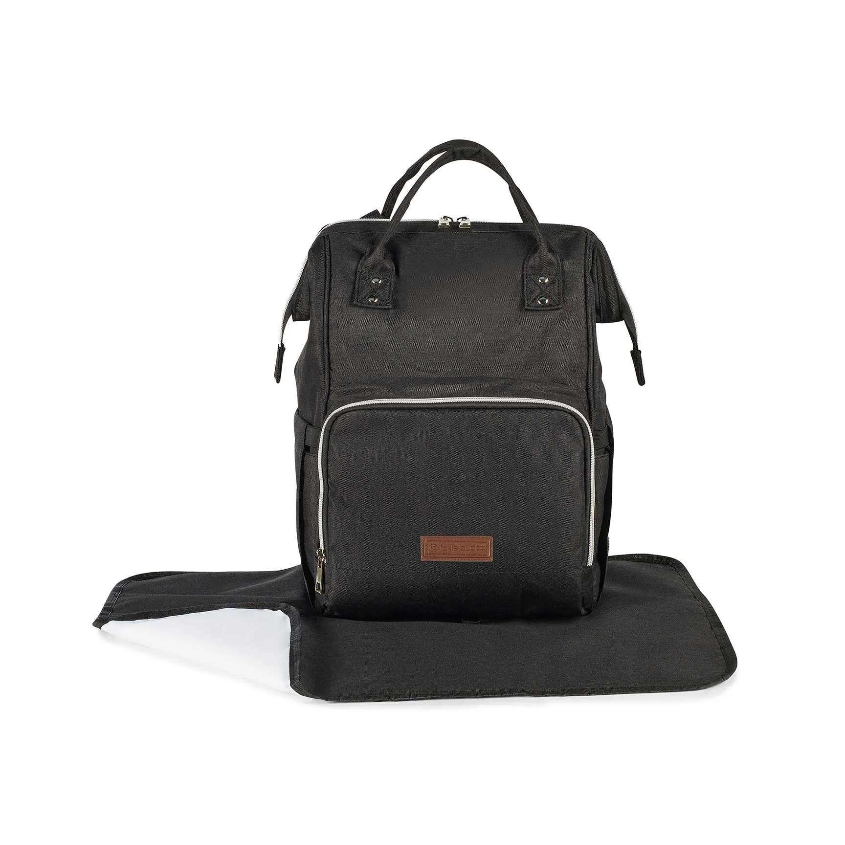 Ickle Bubba Stomp Luxe All-in-One Travel System with Isofix Base - Black/Midnight/Tan