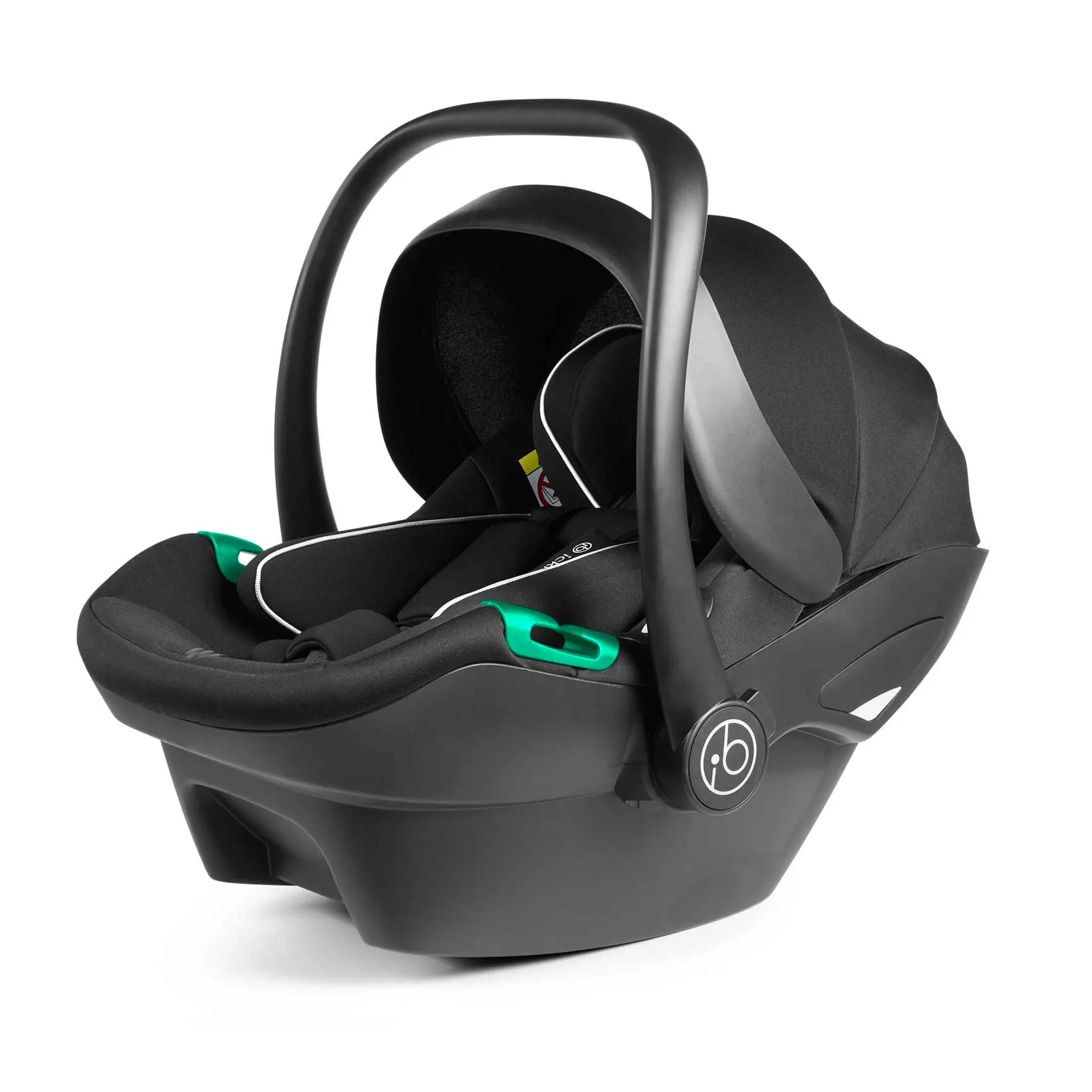 Ickle Bubba Stomp Luxe All-in-One Travel System with Isofix Base - Black/Midnight/Tan
