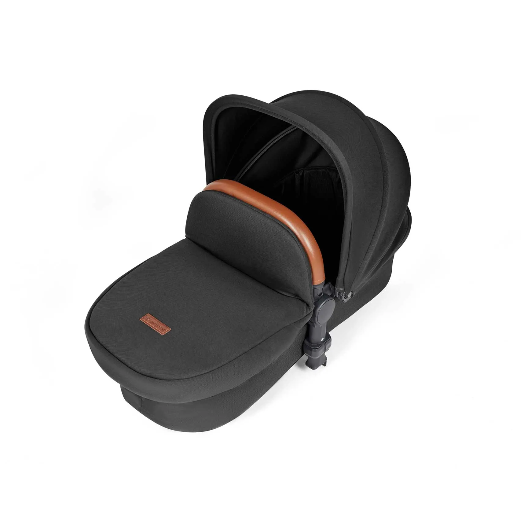 Ickle Bubba Stomp Luxe All-in-One Travel System with Isofix Base - Black/Midnight/Tan