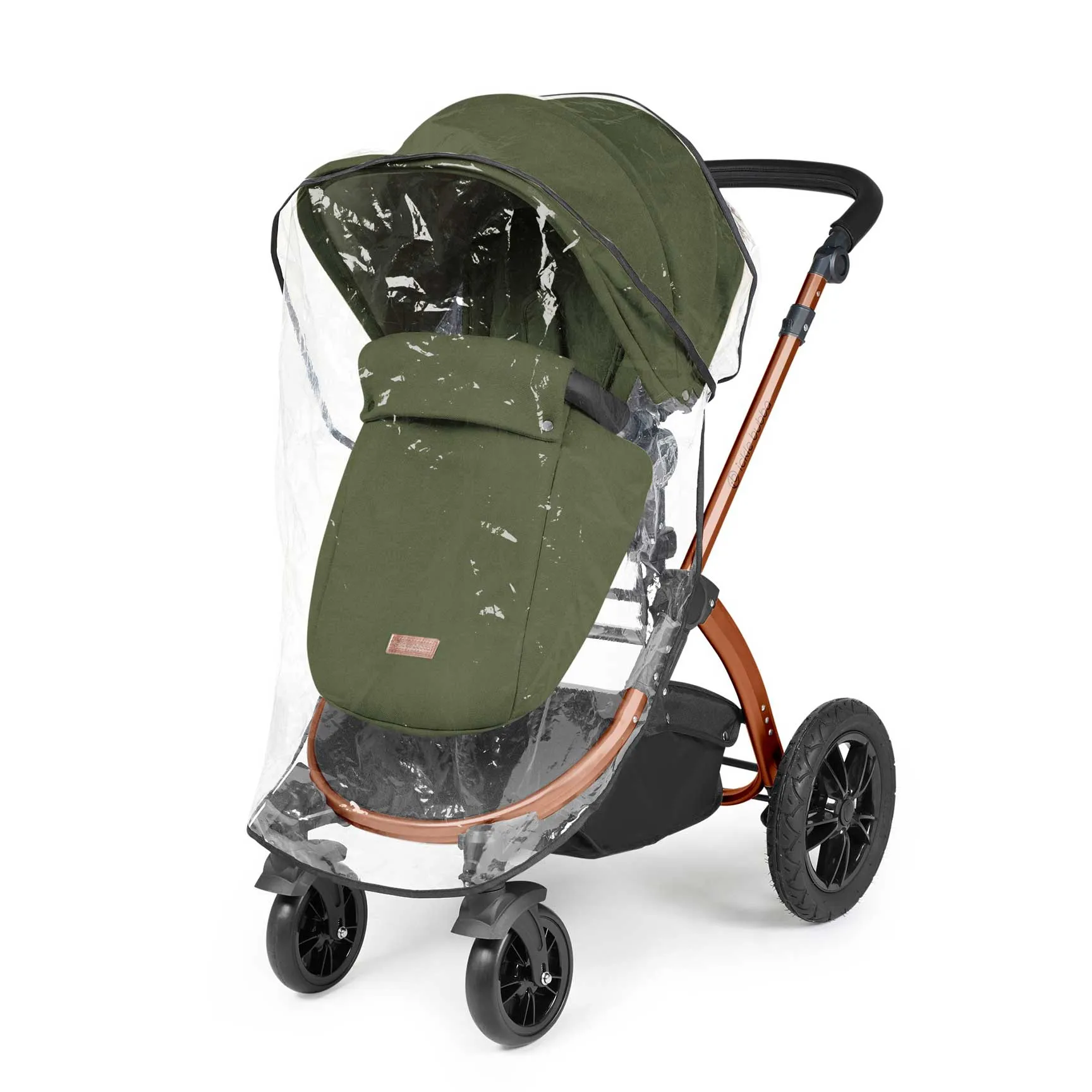 Ickle Bubba Stomp Luxe All-in-One Travel System with Isofix Base - Black/Woodland/Black
