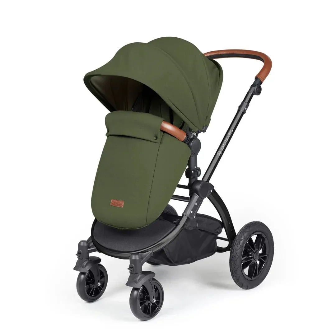 Ickle Bubba Stomp Luxe All-in-One Travel System with Isofix Base - Black/Woodland/Tan