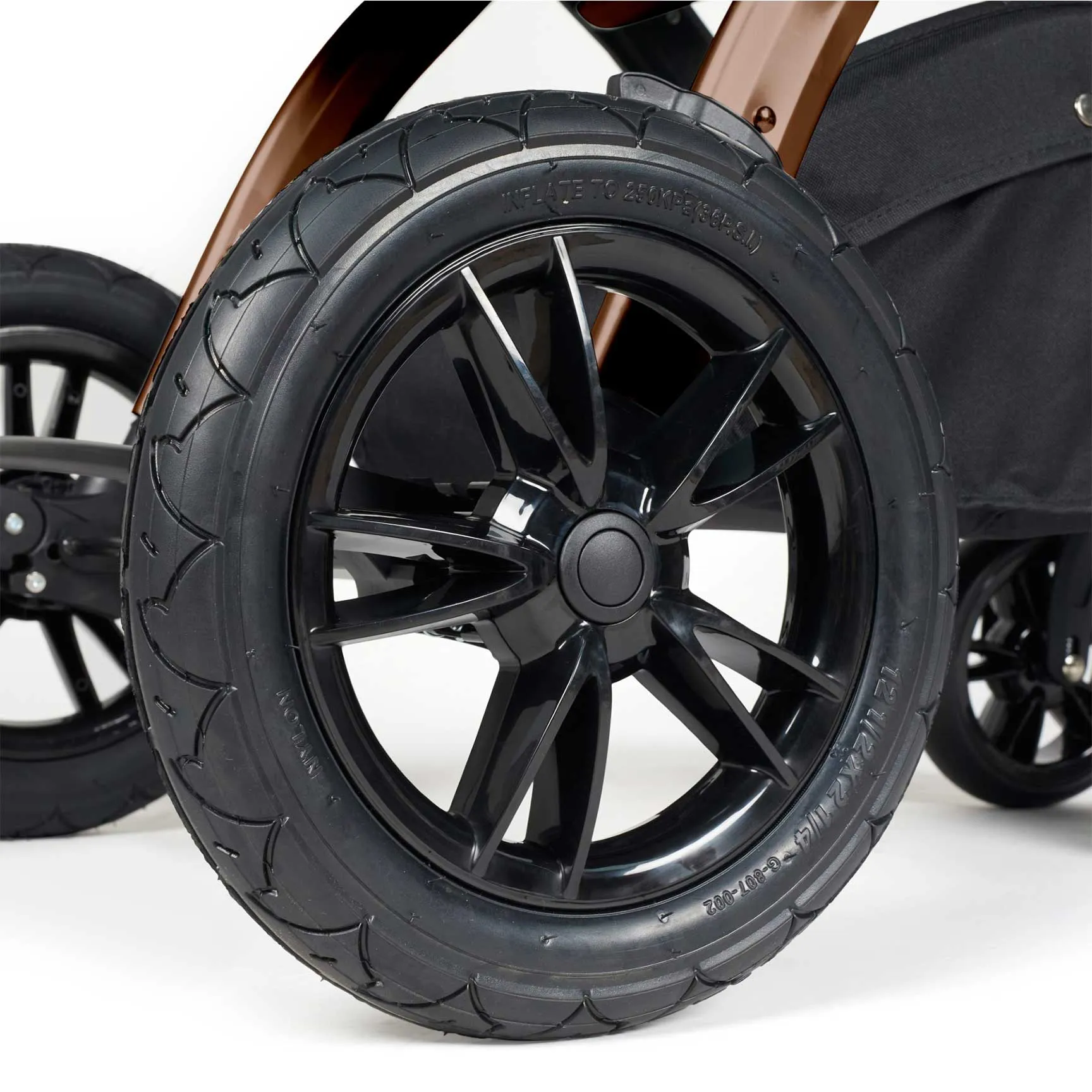 Ickle Bubba Stomp Luxe All-in-One Travel System with Isofix Base - Bronze/Woodland/Black