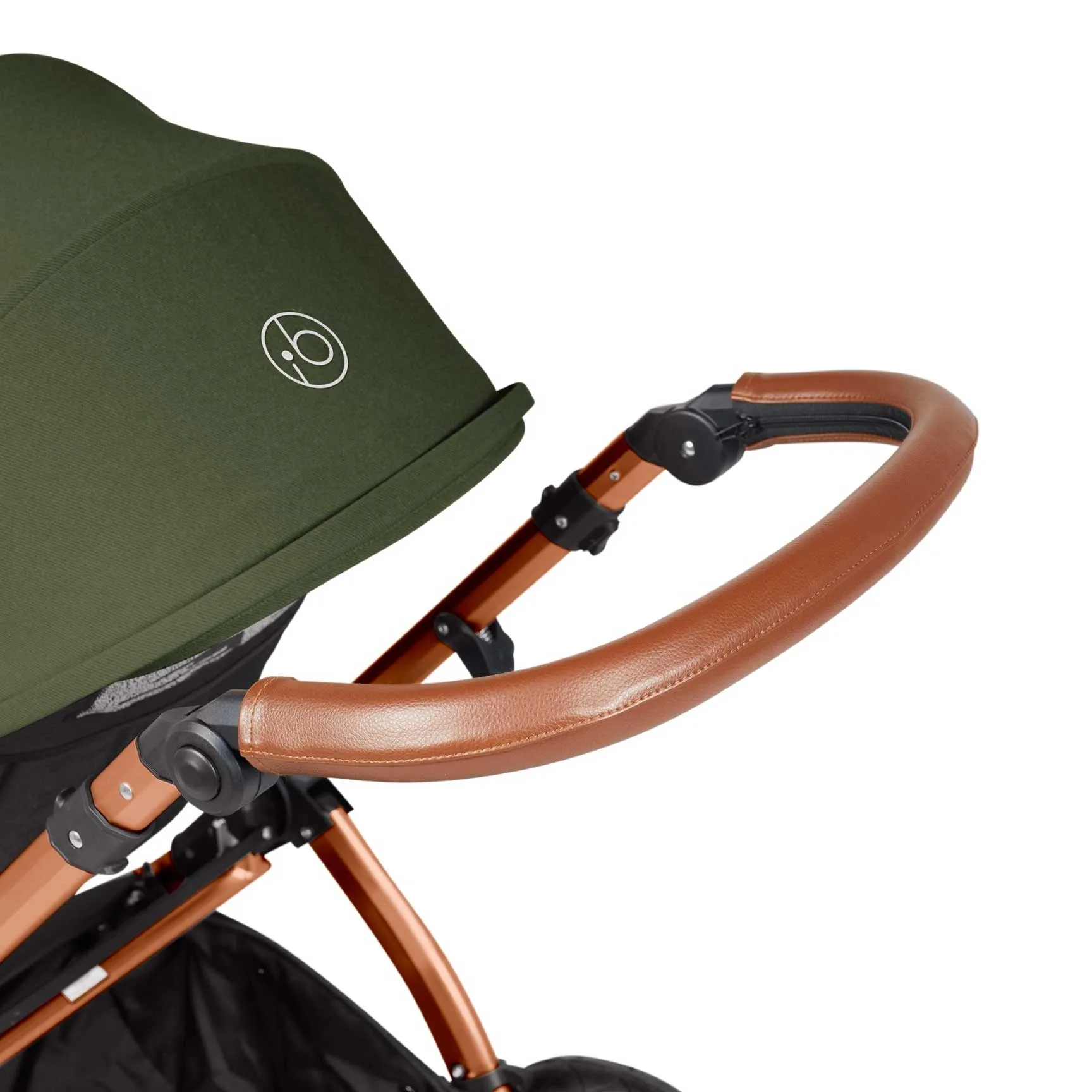 Ickle Bubba Stomp Luxe All-in-One Travel System with Isofix Base - Bronze/Woodland/Tan