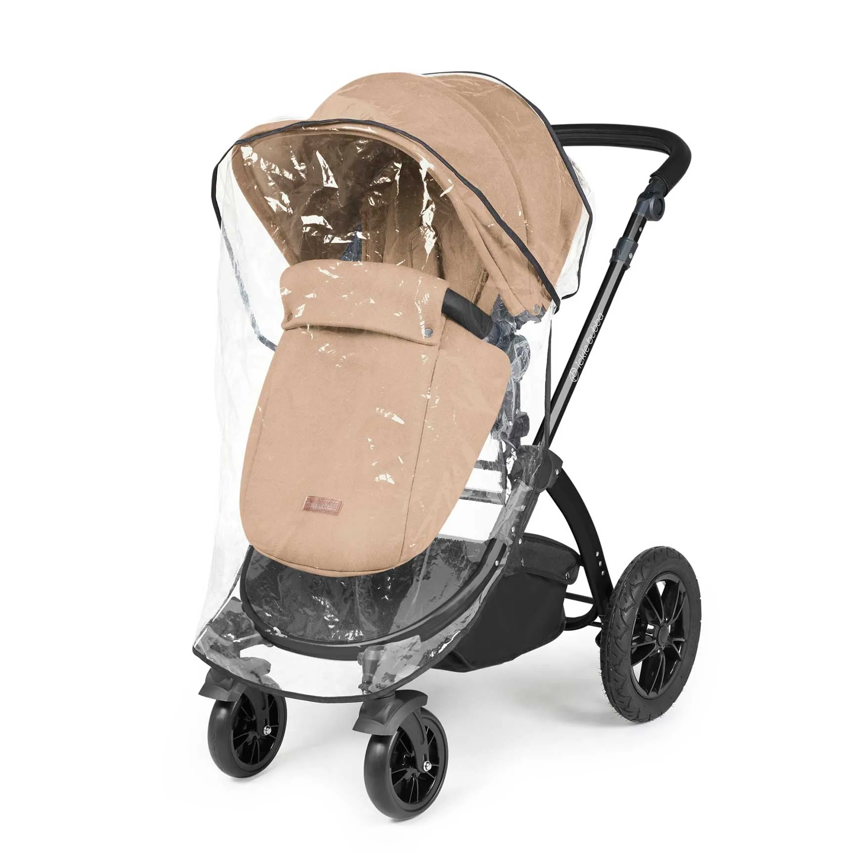 Ickle Bubba Stomp Luxe All-in-One Travel System with Isofix Base in Black/Desert/Black
