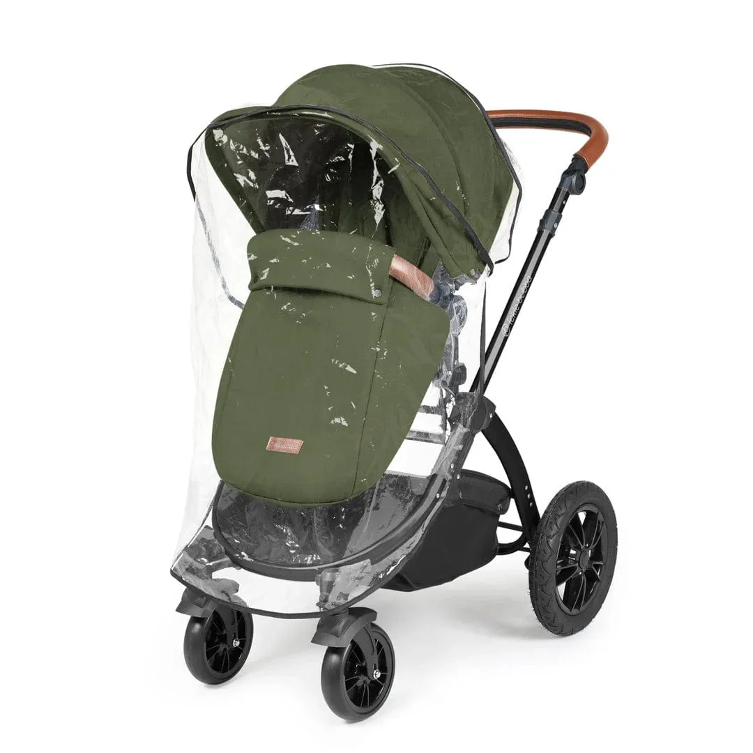 Ickle Bubba Stomp Luxe All-in-One Travel System with Isofix Base in Black/Woodland/Tan