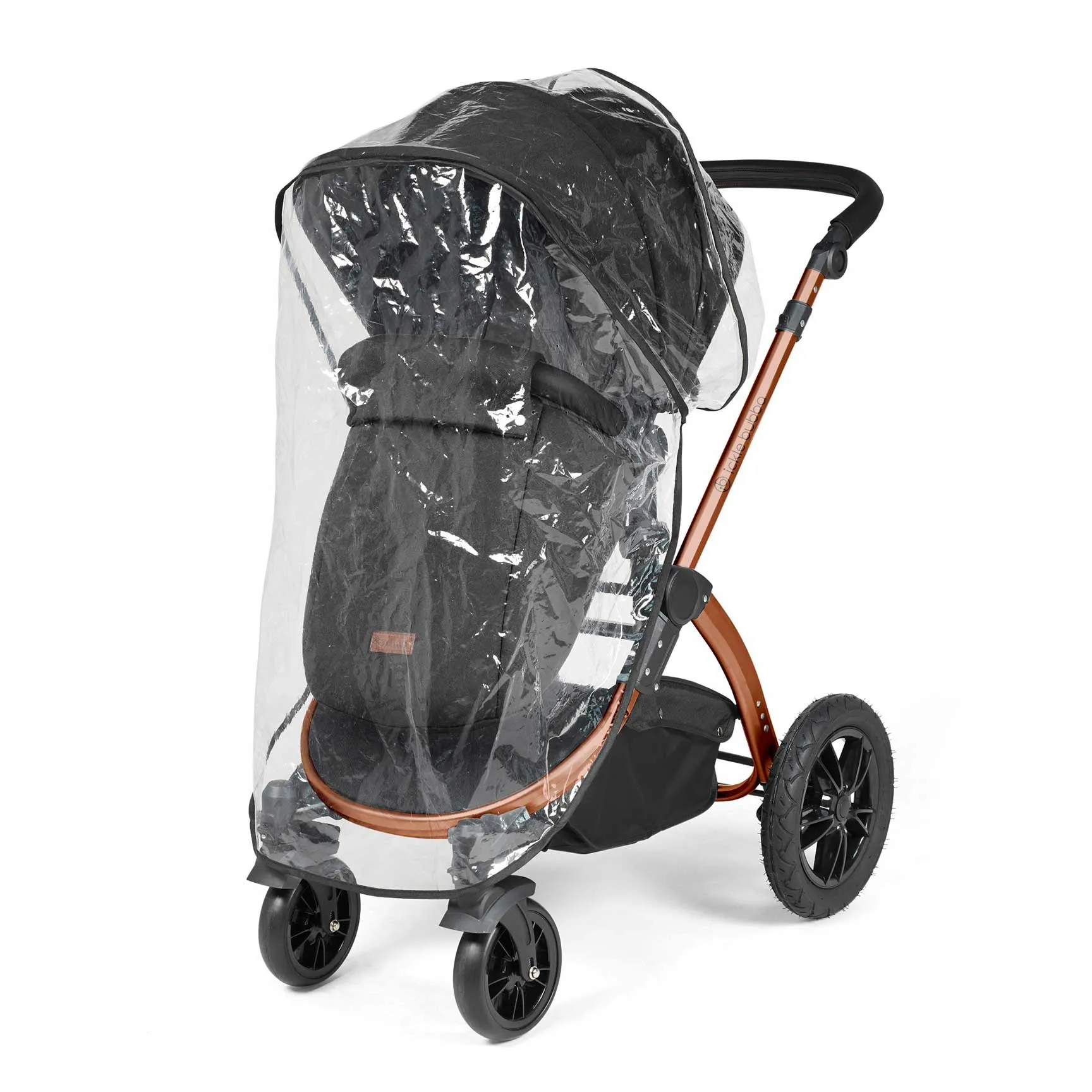 Ickle Bubba Stomp Luxe All-in-One Travel System with Isofix Base in Bronze/Midnight/Black
