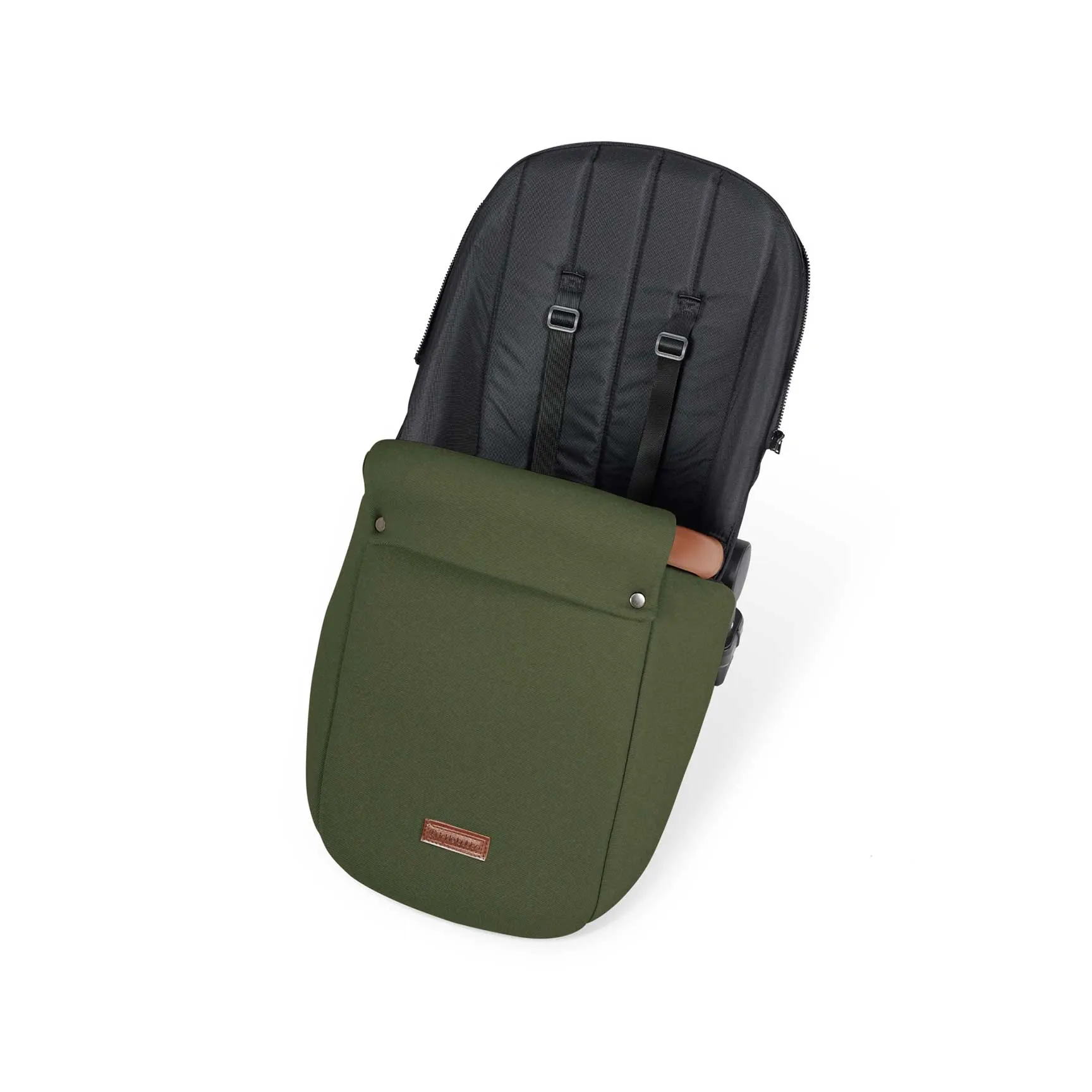 Ickle Bubba Stomp Luxe All-in-One Travel System with Isofix Base in Bronze/Woodland/Tan