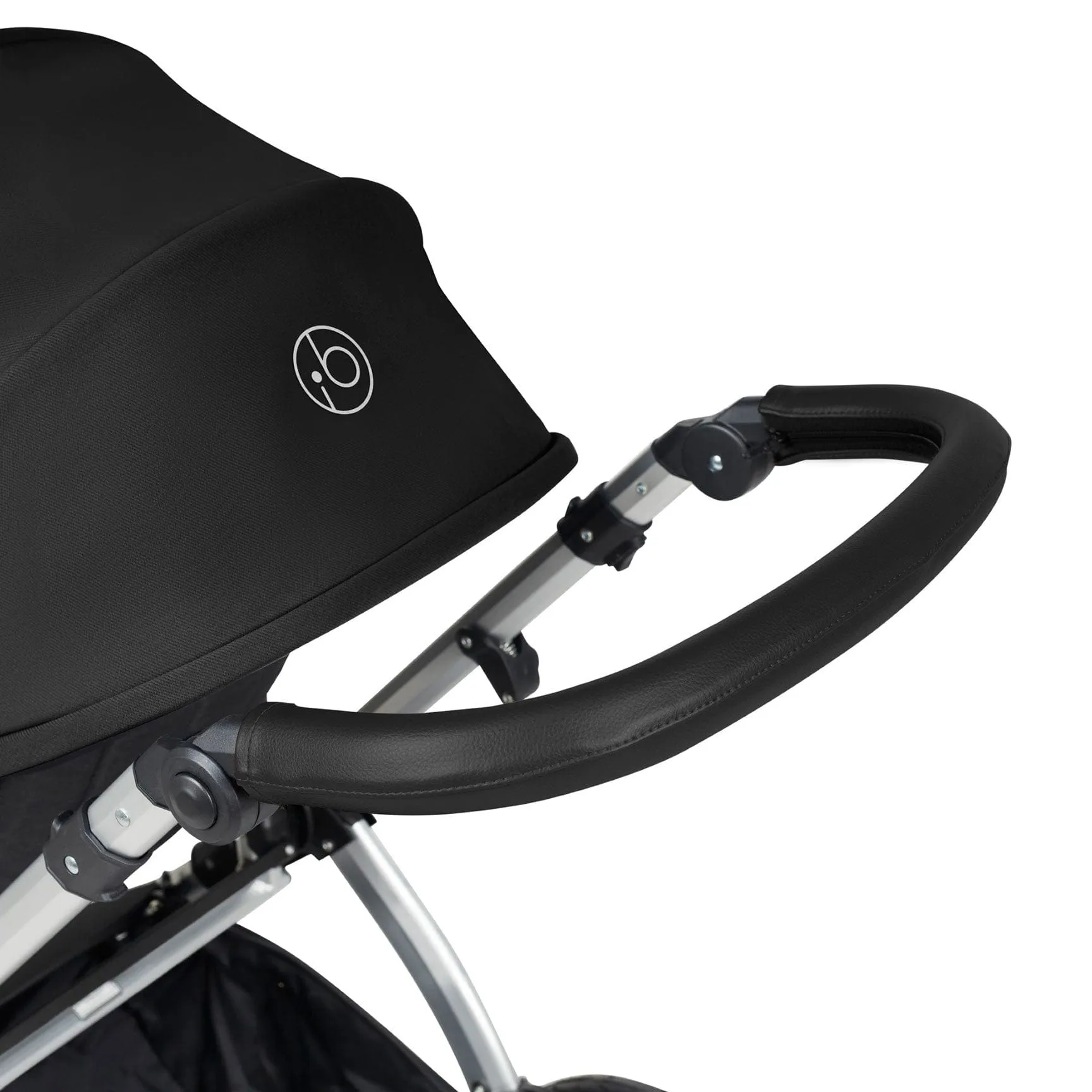 Ickle Bubba Stomp Luxe All-in-One Travel System with Isofix Base in Silver/Midnight/Black