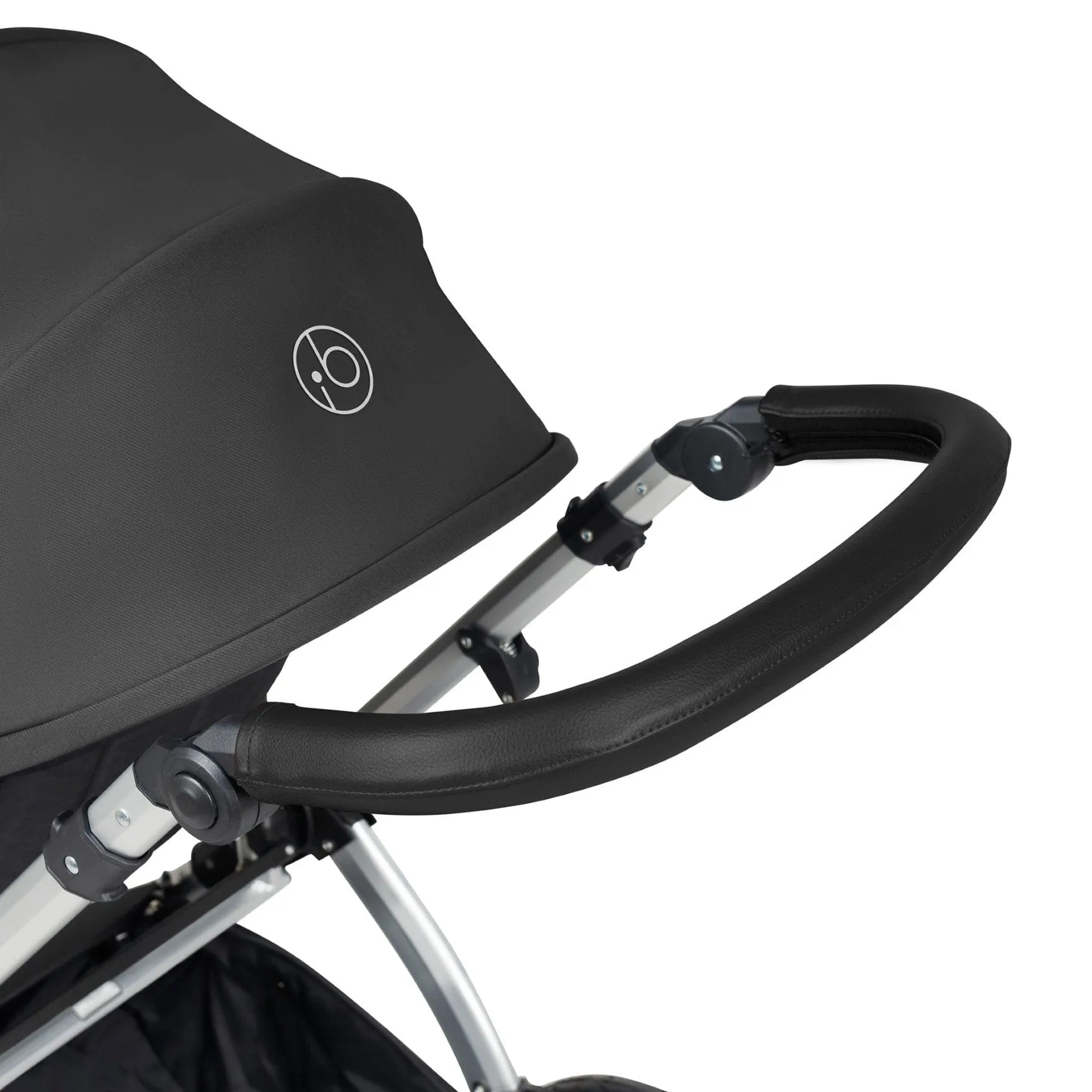 Ickle Bubba Stomp Luxe All-in-One Travel System with Isofix Base - Silver/Charcoal Grey/Black
