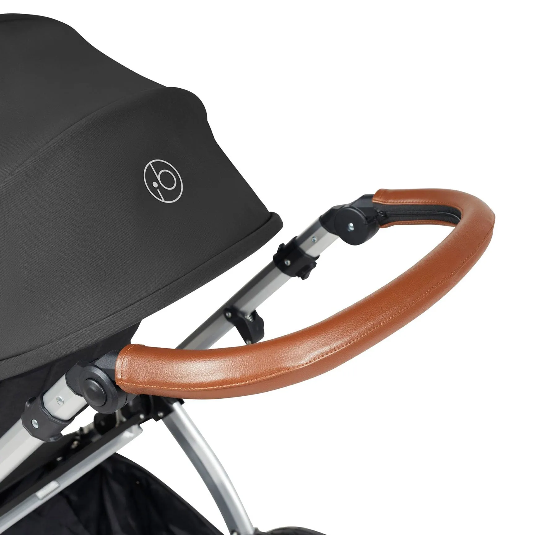 Ickle Bubba Stomp Luxe All-in-One Travel System with Isofix Base - Silver/Charcoal Grey/Tan