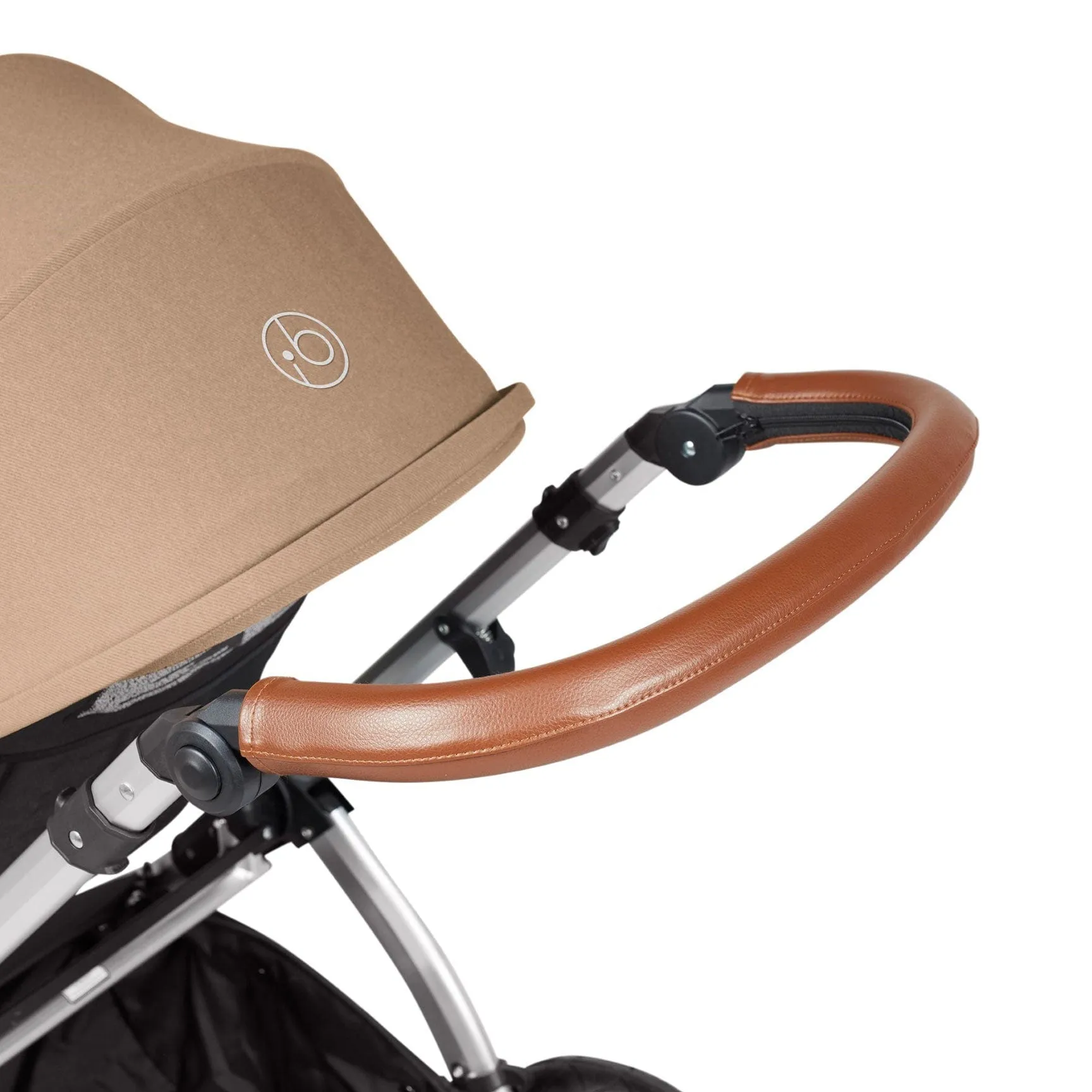 Ickle Bubba Stomp Luxe All-in-One Travel System with Isofix Base - Silver/Desert/Tan